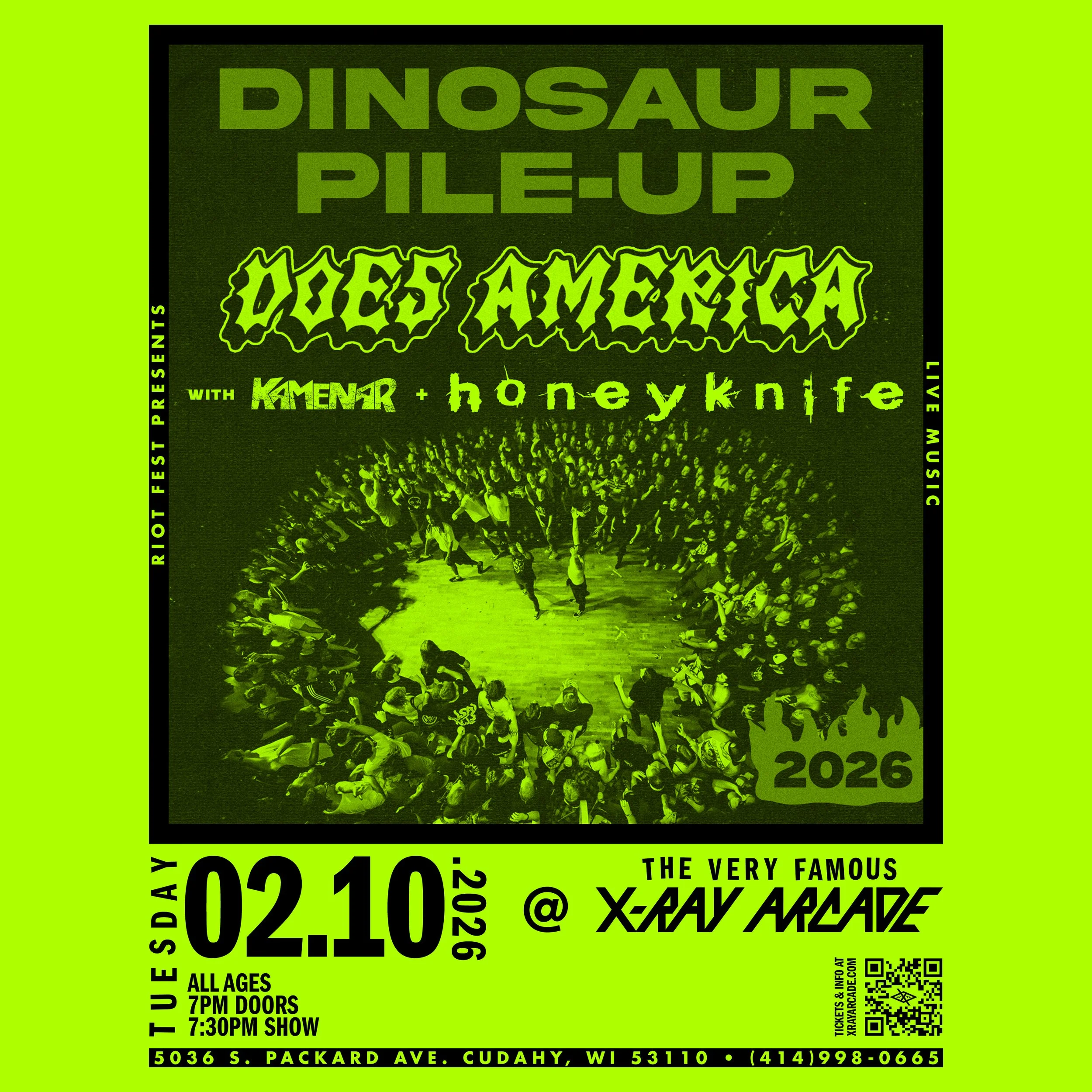 Dinosaur Pile-Up / Honeyknife / Kamenar