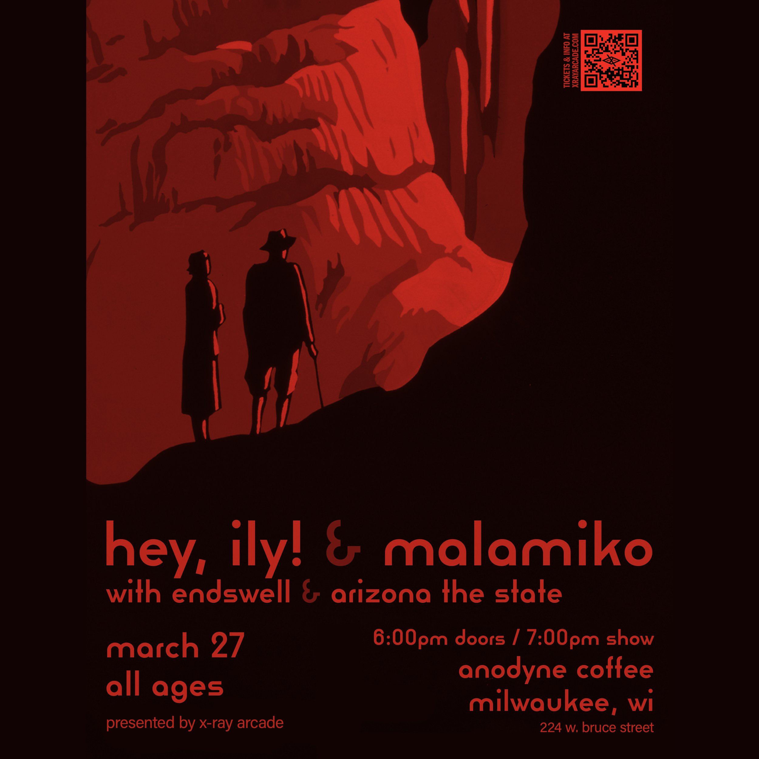 @ ANODYNE: Hey, ILY / Malamiko / Endswell / Arizona the State