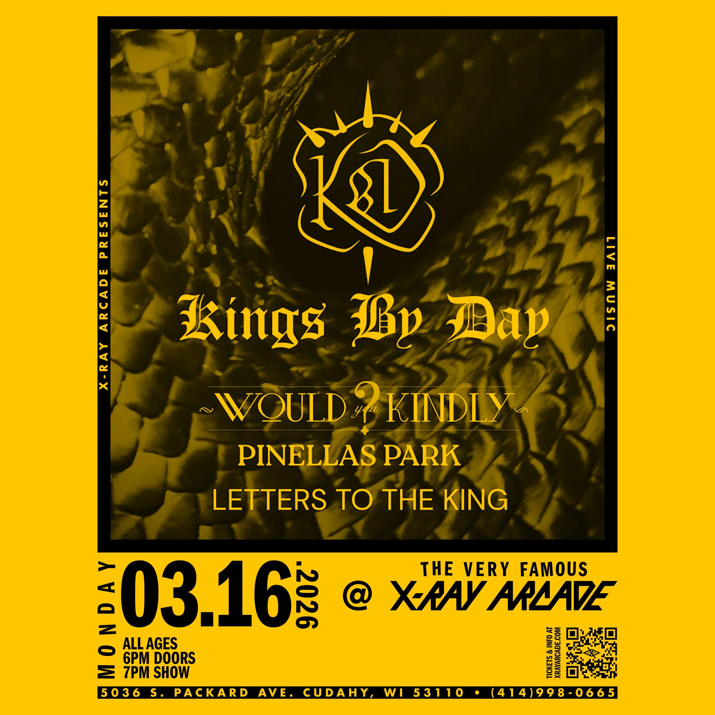 Kings by Day / Would You Kindly? / Pinellas Park / Letters to the King