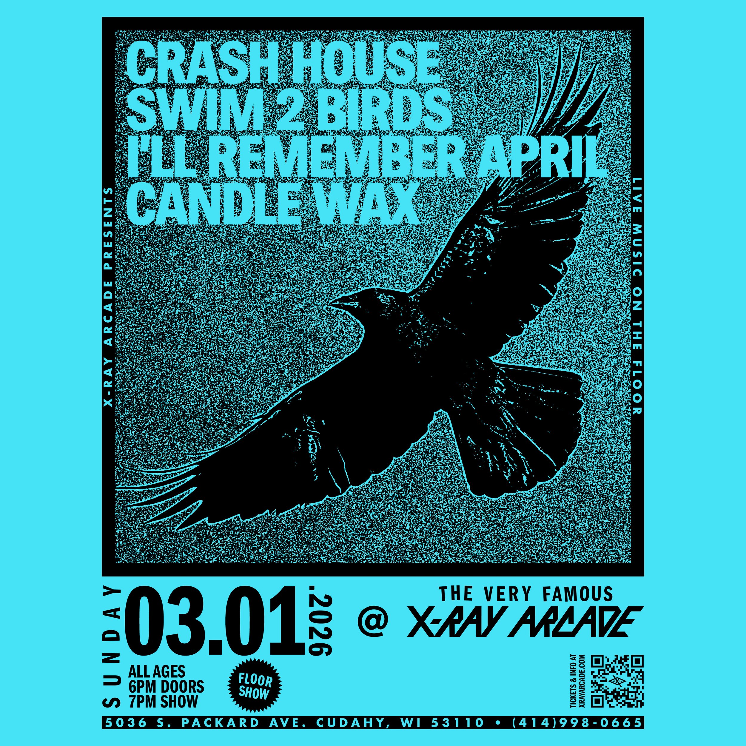Crash House / Swim 2 Birds / I'll Remember April / Candle Wax