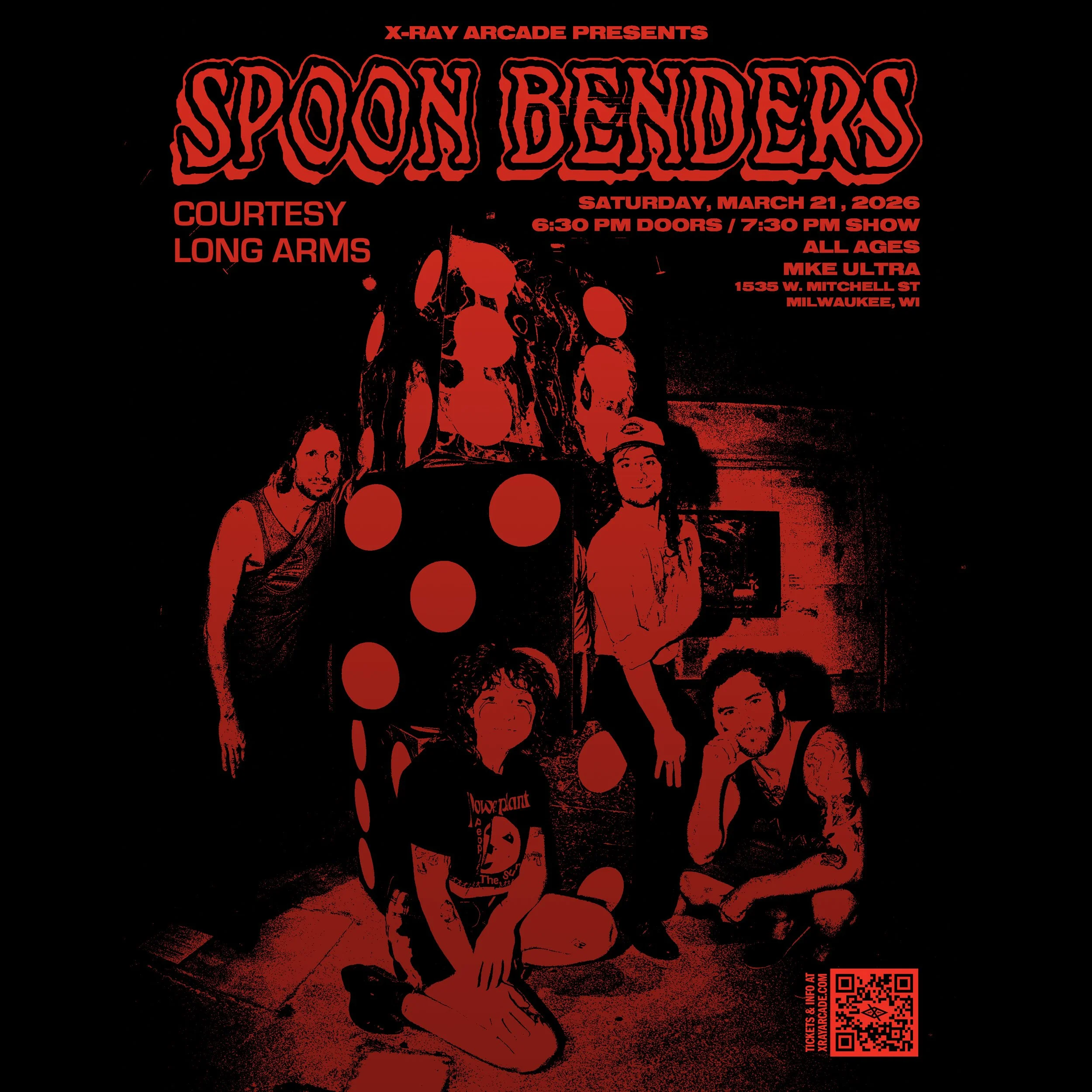@ MKE ULTRA: Spoon Benders / Courtesy / Long Arms
