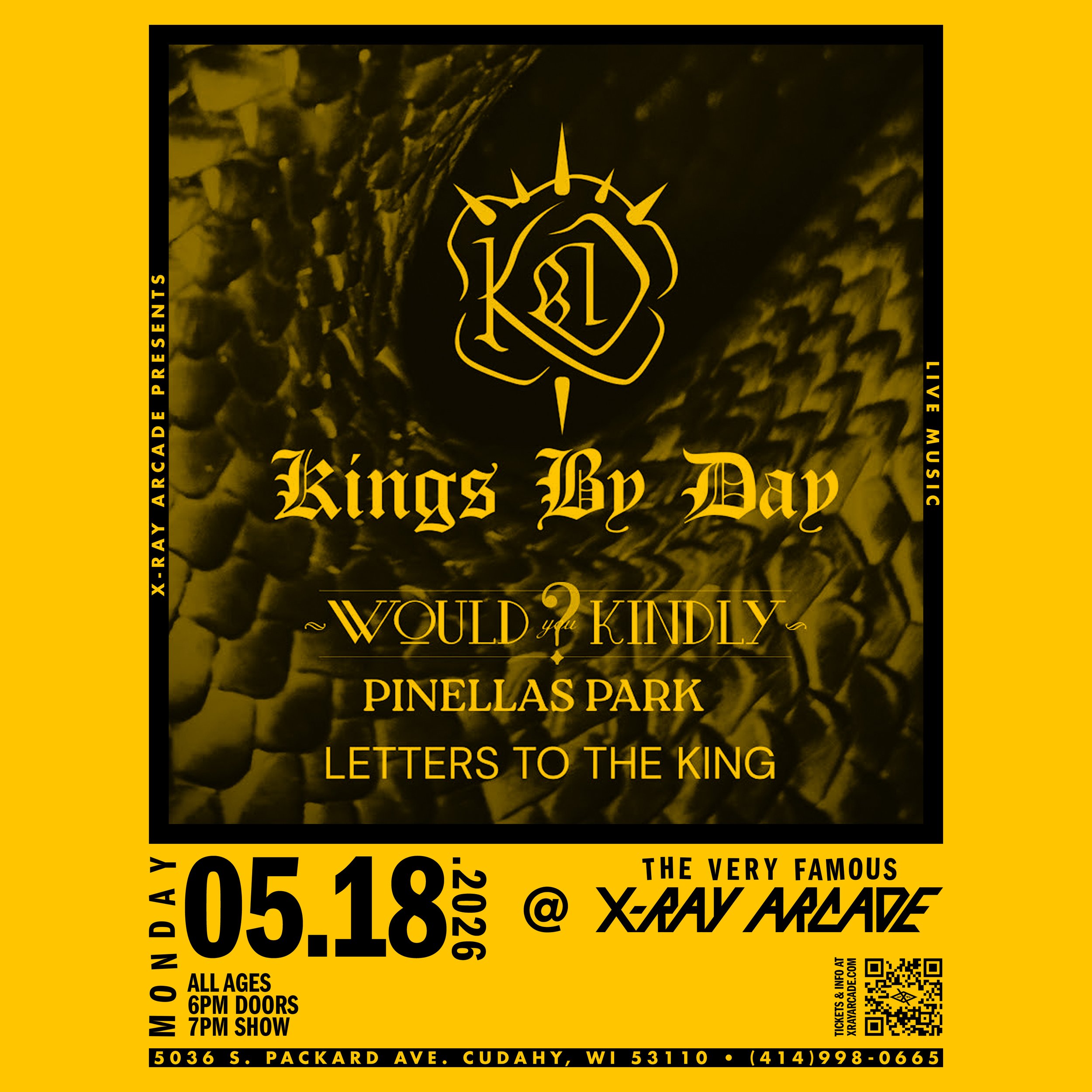 Kings by Day / Would You Kindly? / Pinellas Park / Letters to the King