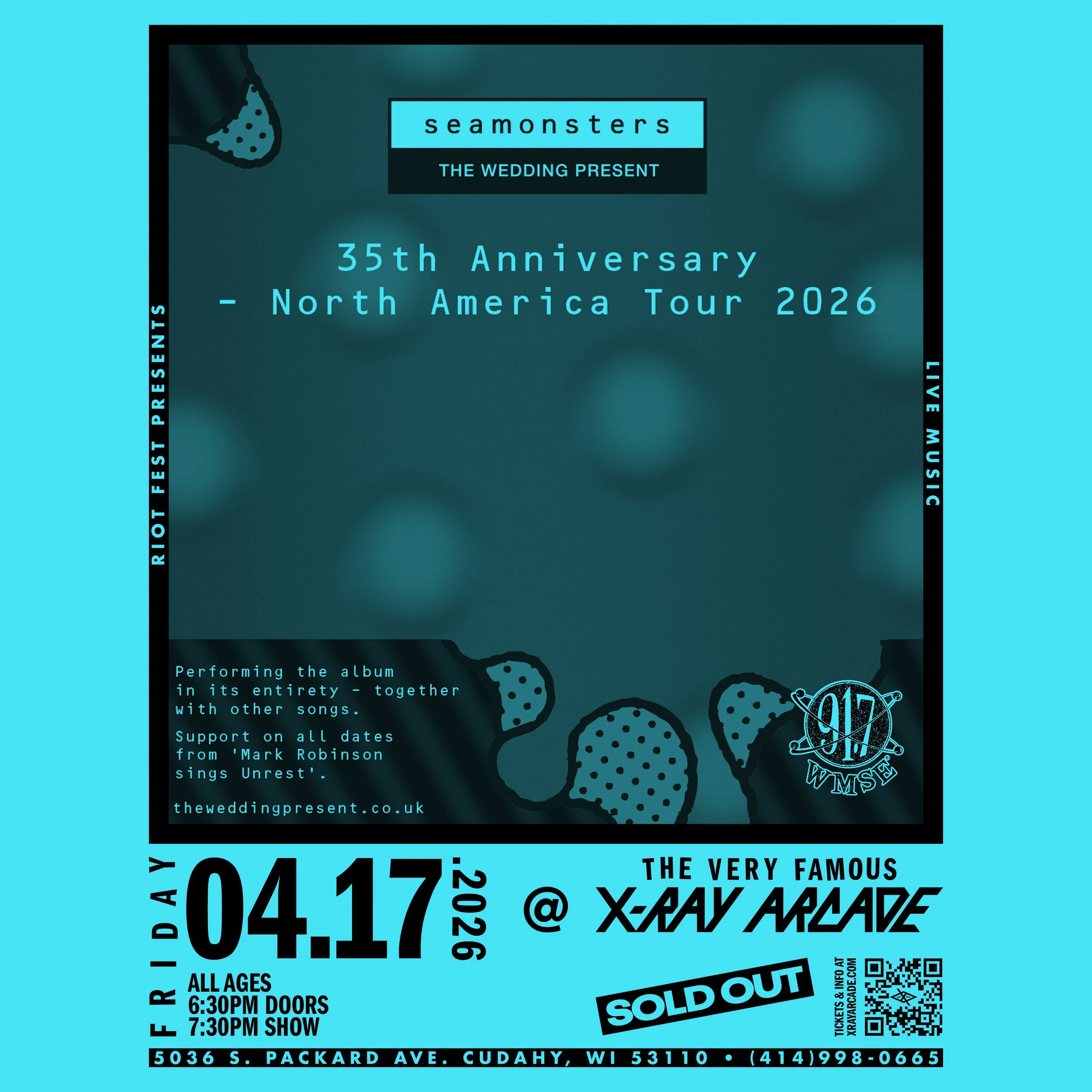 SOLD OUT! The Wedding Present / Mark Robinson Sings Unrest