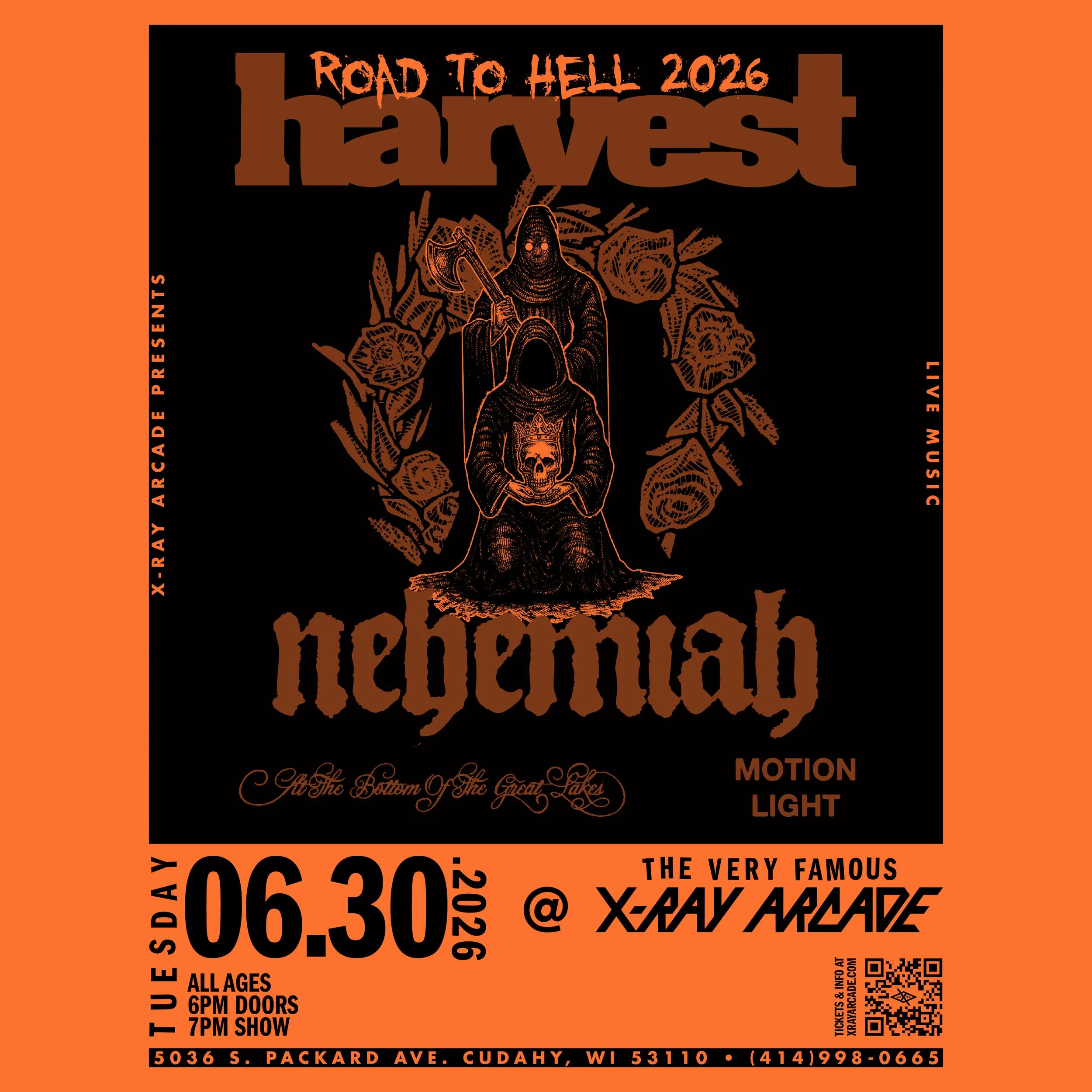 Nehemiah / Harvest / At the Bottom of the Great Lakes / Motion Light