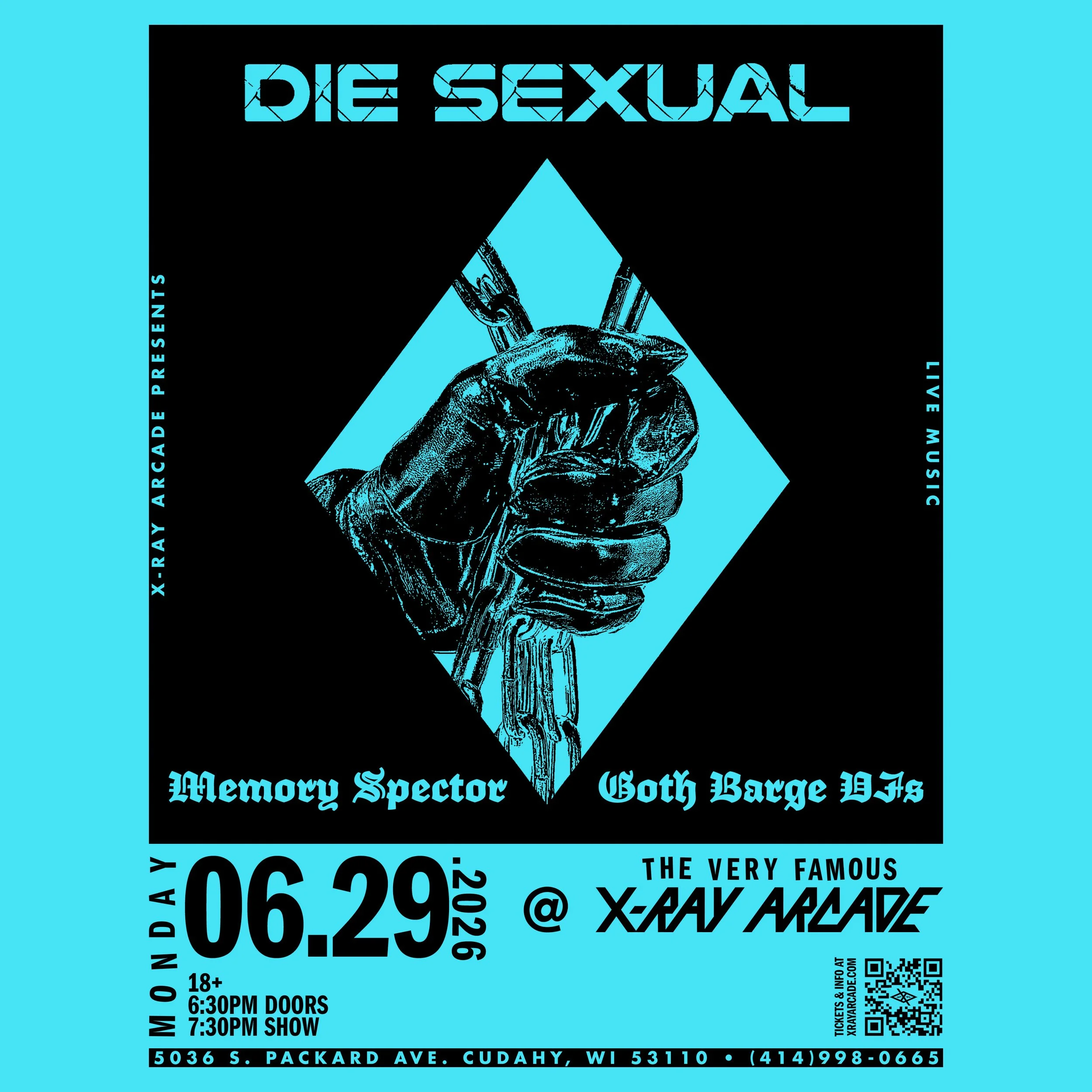 Die Sexual / Memory Spector / Goth Barge DJs