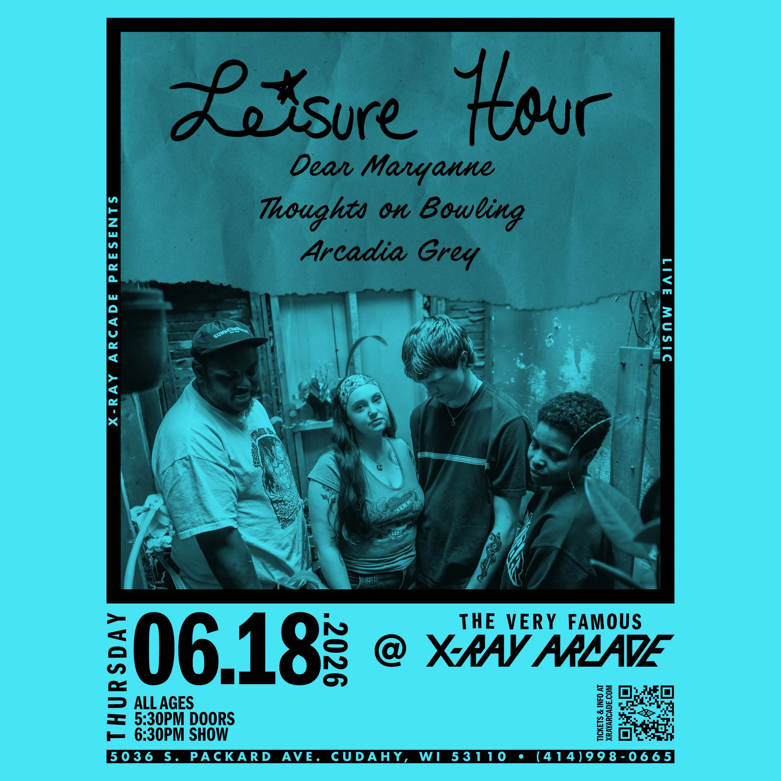 Leisure Hour / Dear Maryanne / Thoughts on Bowling / Arcadia Grey