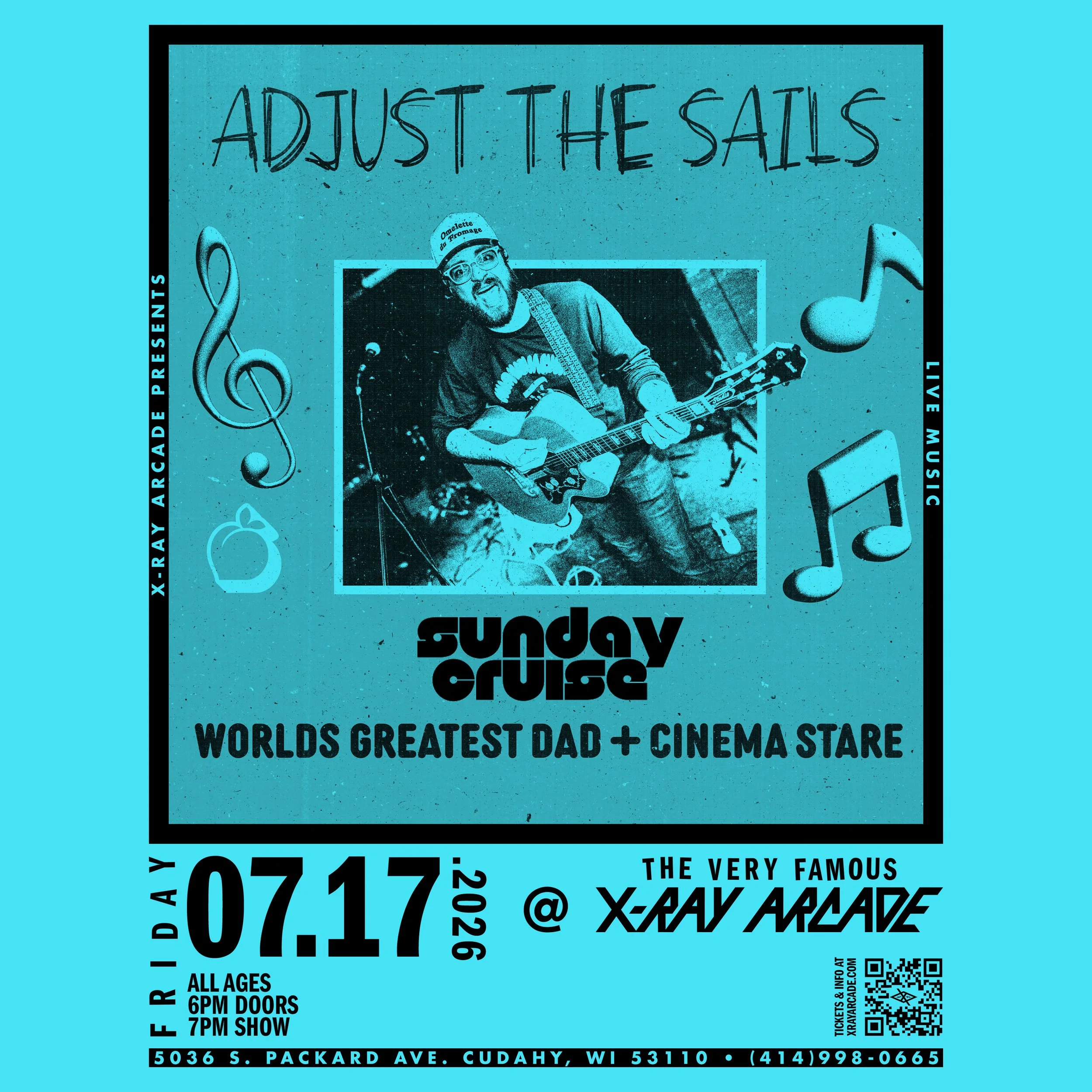 Adjust the Sails / Sunday Cruise / Worlds Greatest Dad / Cinema Stare