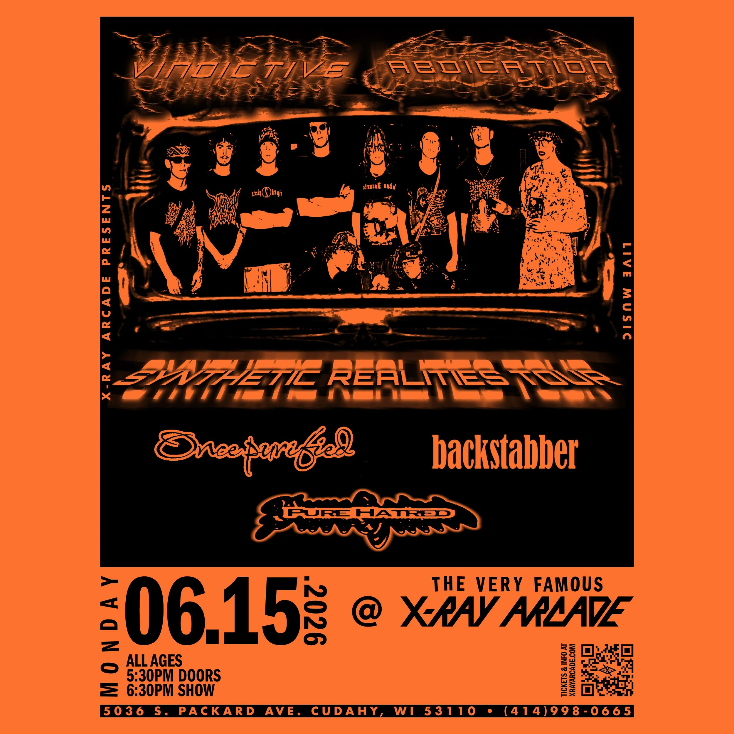 Vindictive Punishment / Grotesque Abdication / Once Purified / Backstabber / Pure Hatred