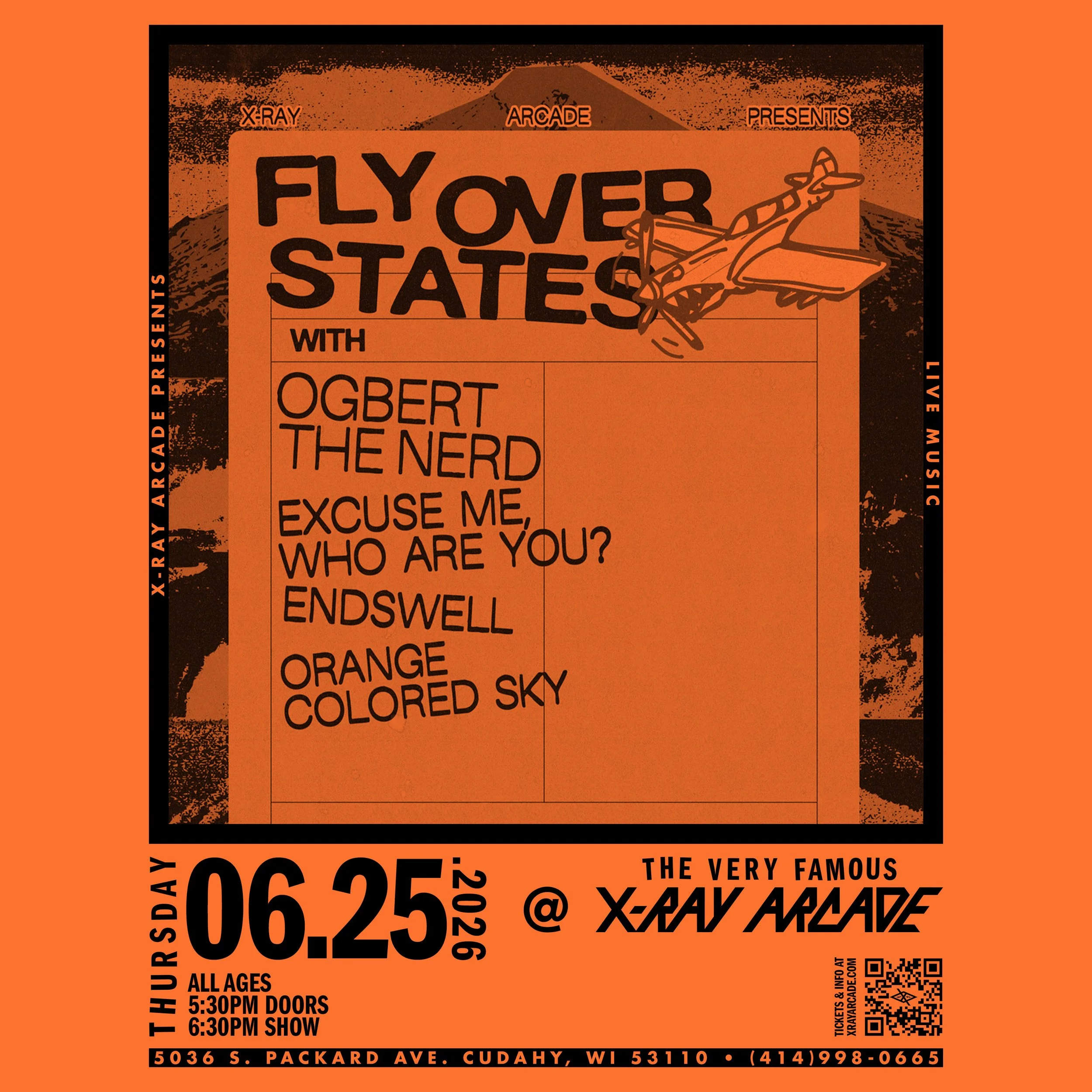 Fly Over States / Ogbert the Nerd / Excuse Me, Who are You? / Endswell / Orange Colored Sky