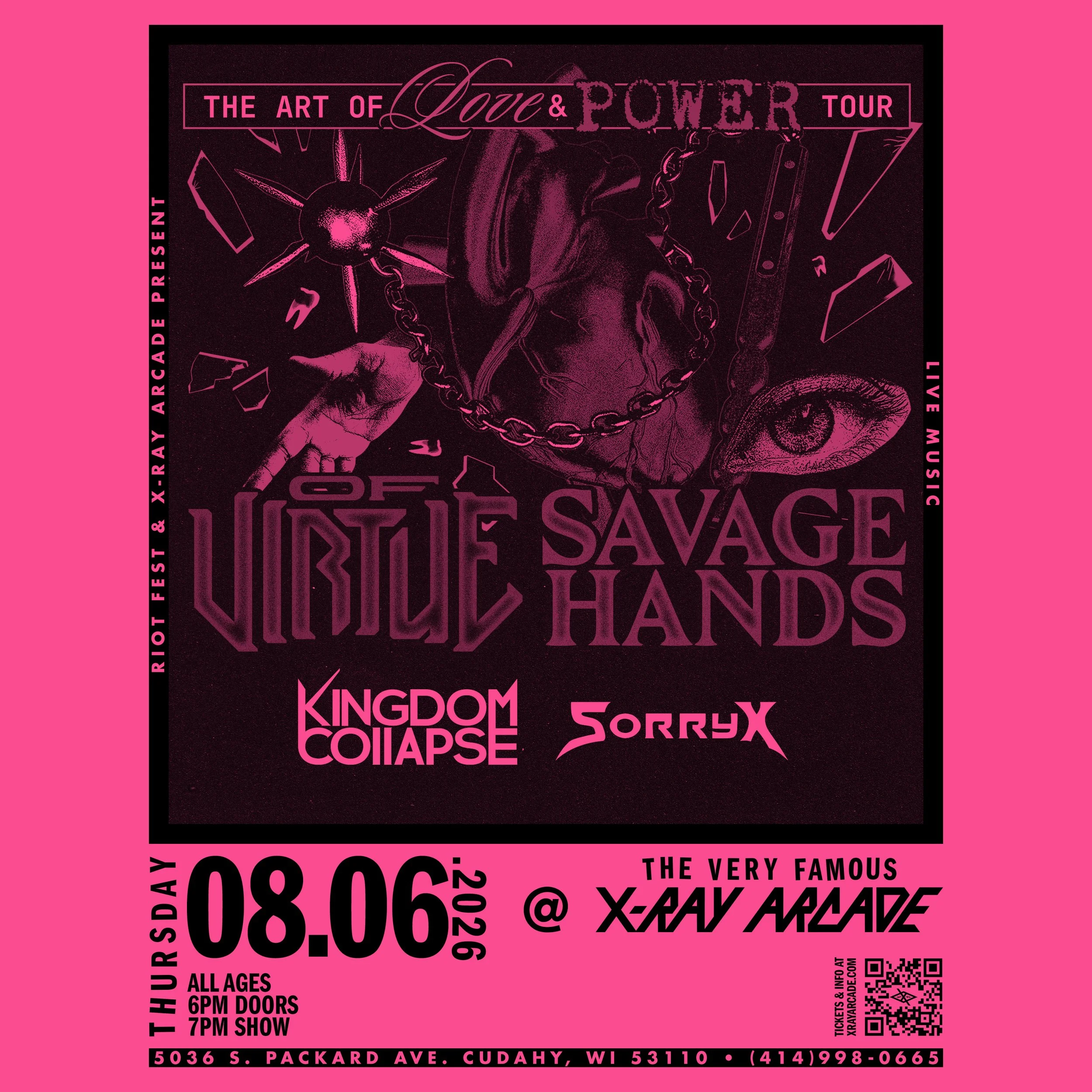 Of Virtue / Savage Hands / Kingdom Collapse / Sorry X