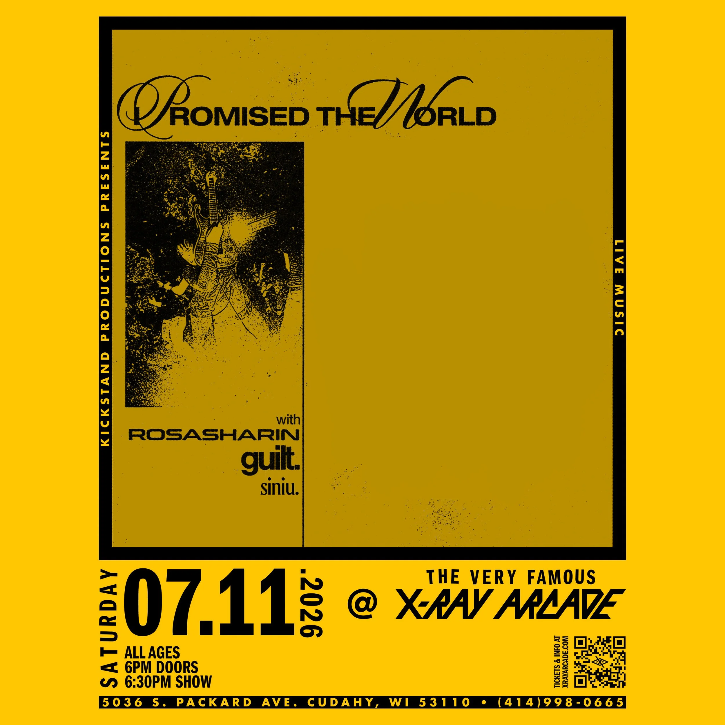 I Promised the World / Rosasharin / Guilt / Siniu 