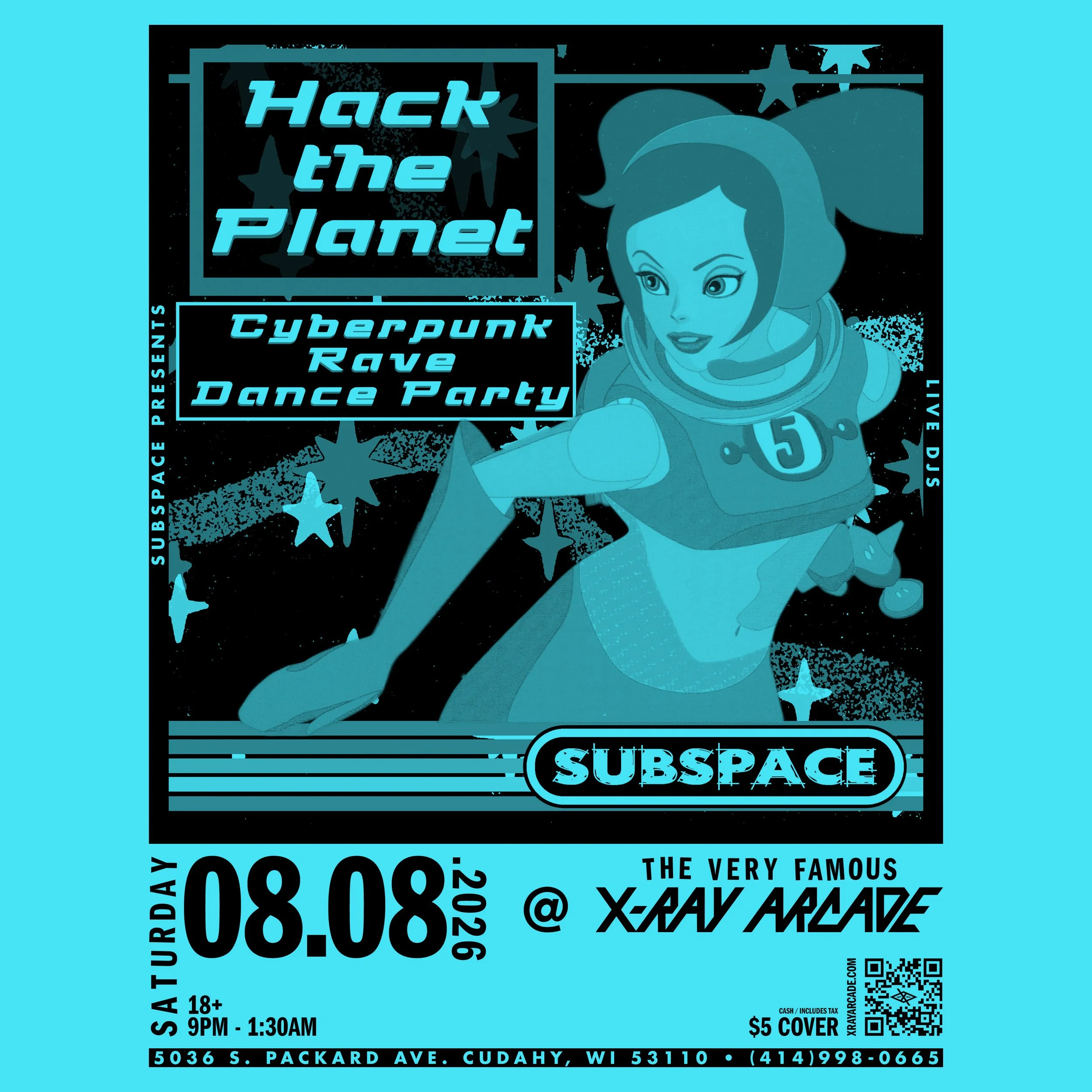 Hack the Planet - Cyberpunk Rave Dance Party