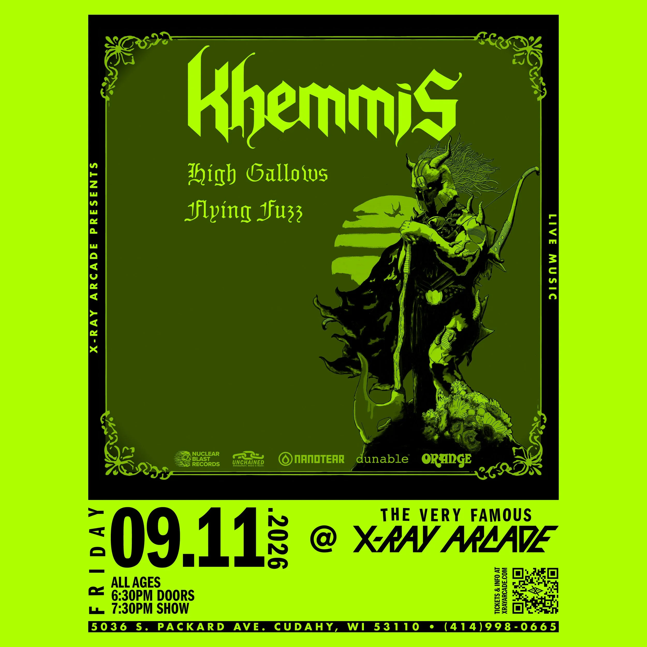 Khemmis / High Gallows / Flying Fuzz