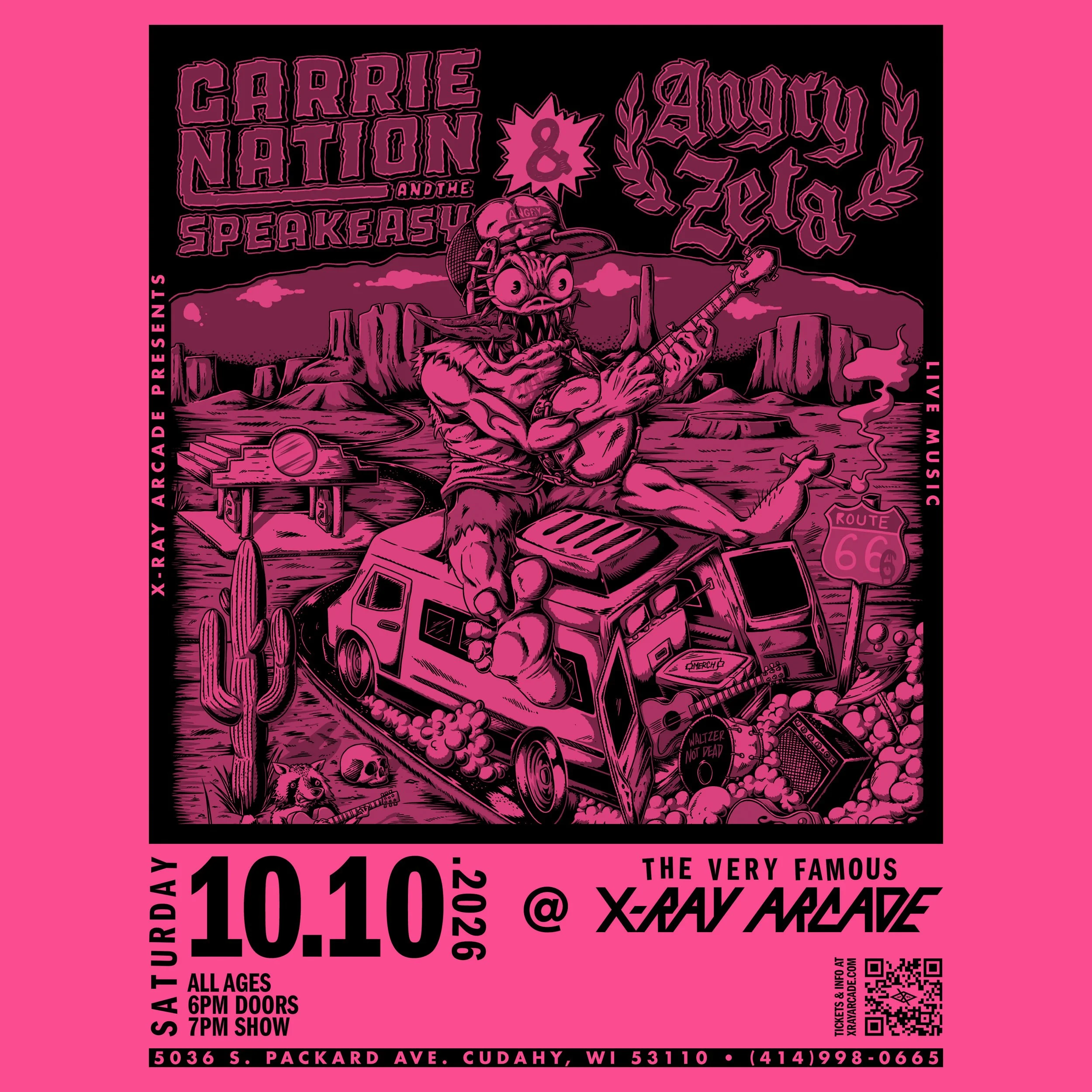 Carrie Nation &amp; the Speakeasy / Angry Zeta