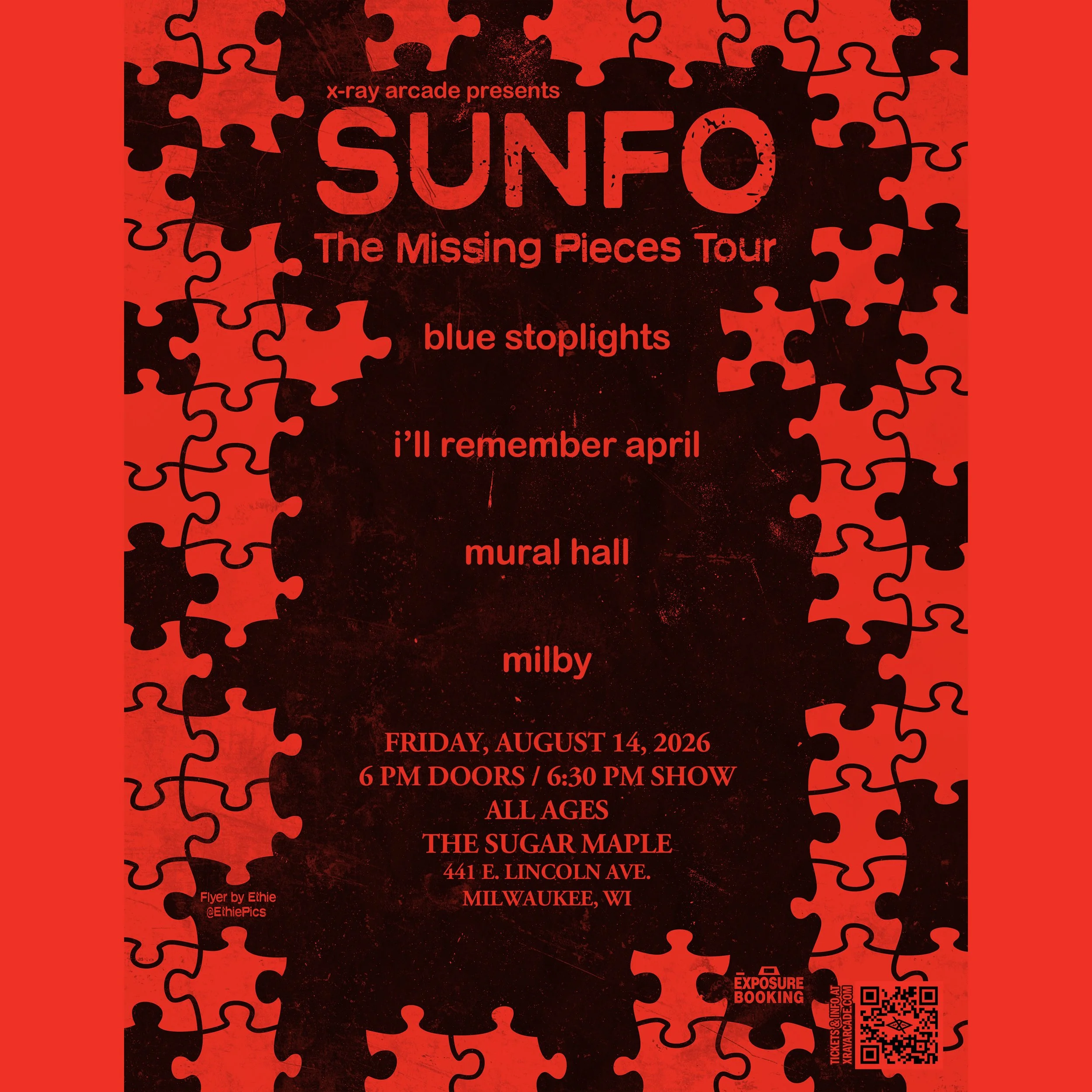 @ SUGAR MAPLE: Sunfo / Blue Stoplights / I'll Remember April / Mural Hall / Milby