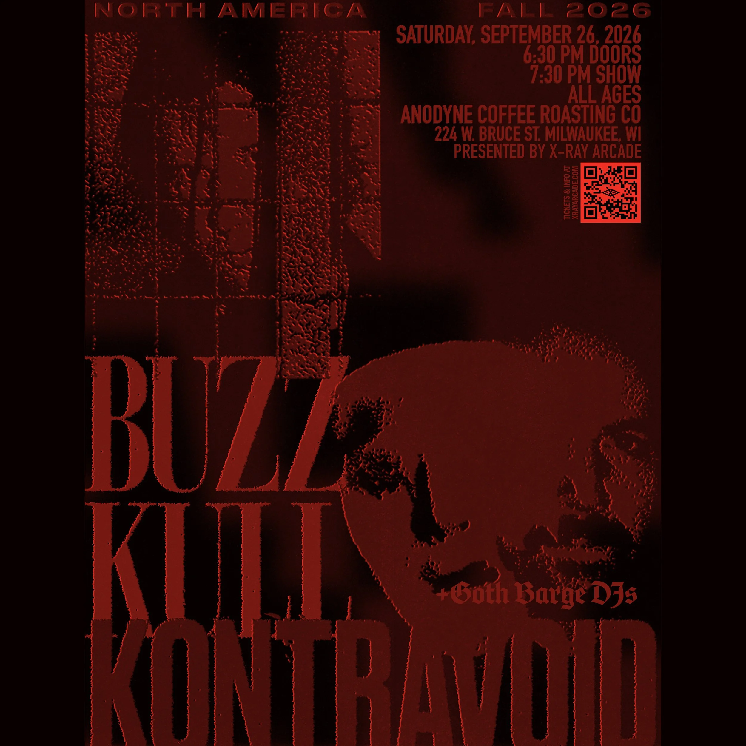 @ ANODYNE: Buzz Kull / Kontravoid / Goth Barge DJs