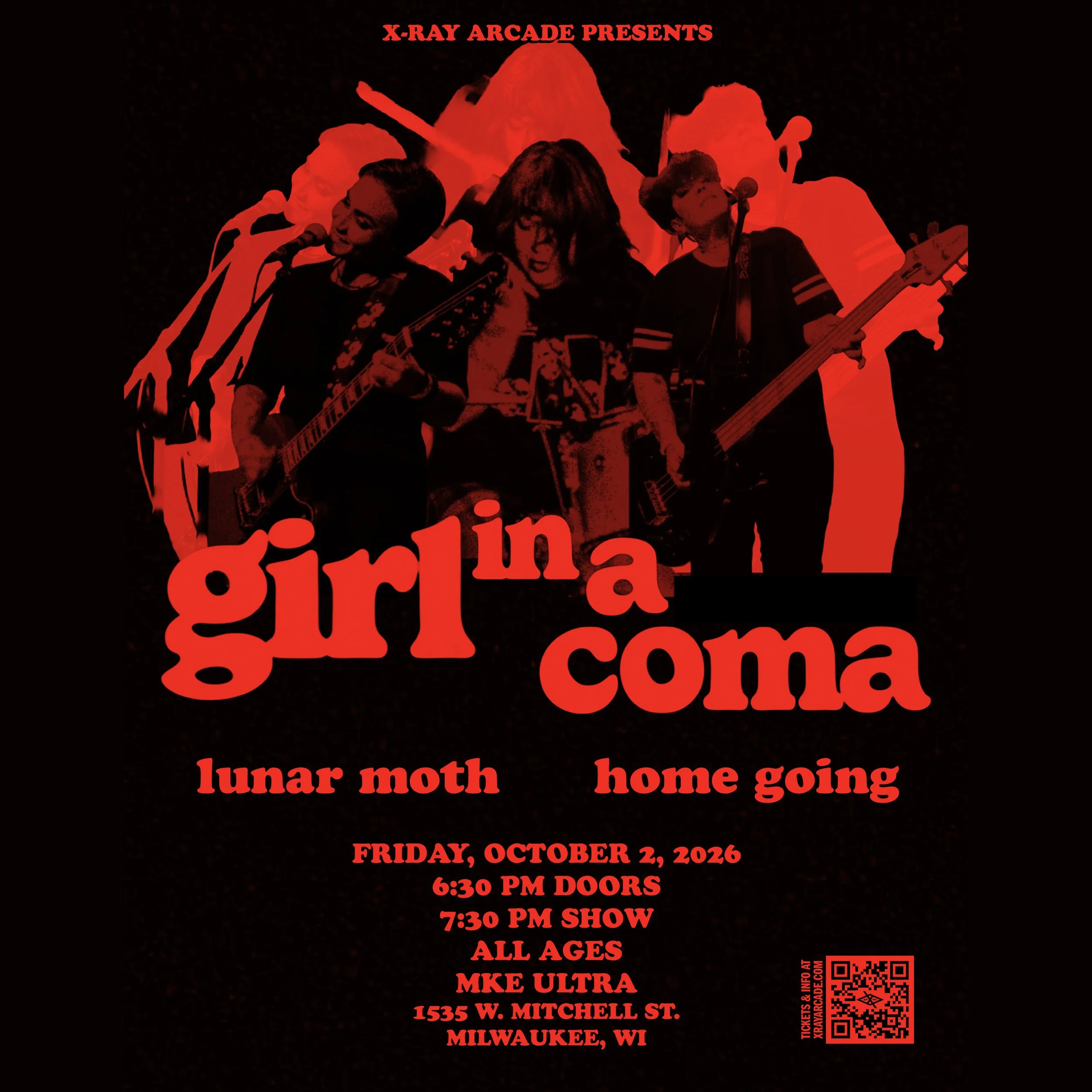 @ MKE ULTRA: Girl in a Coma / Lunar Moth / Home Going