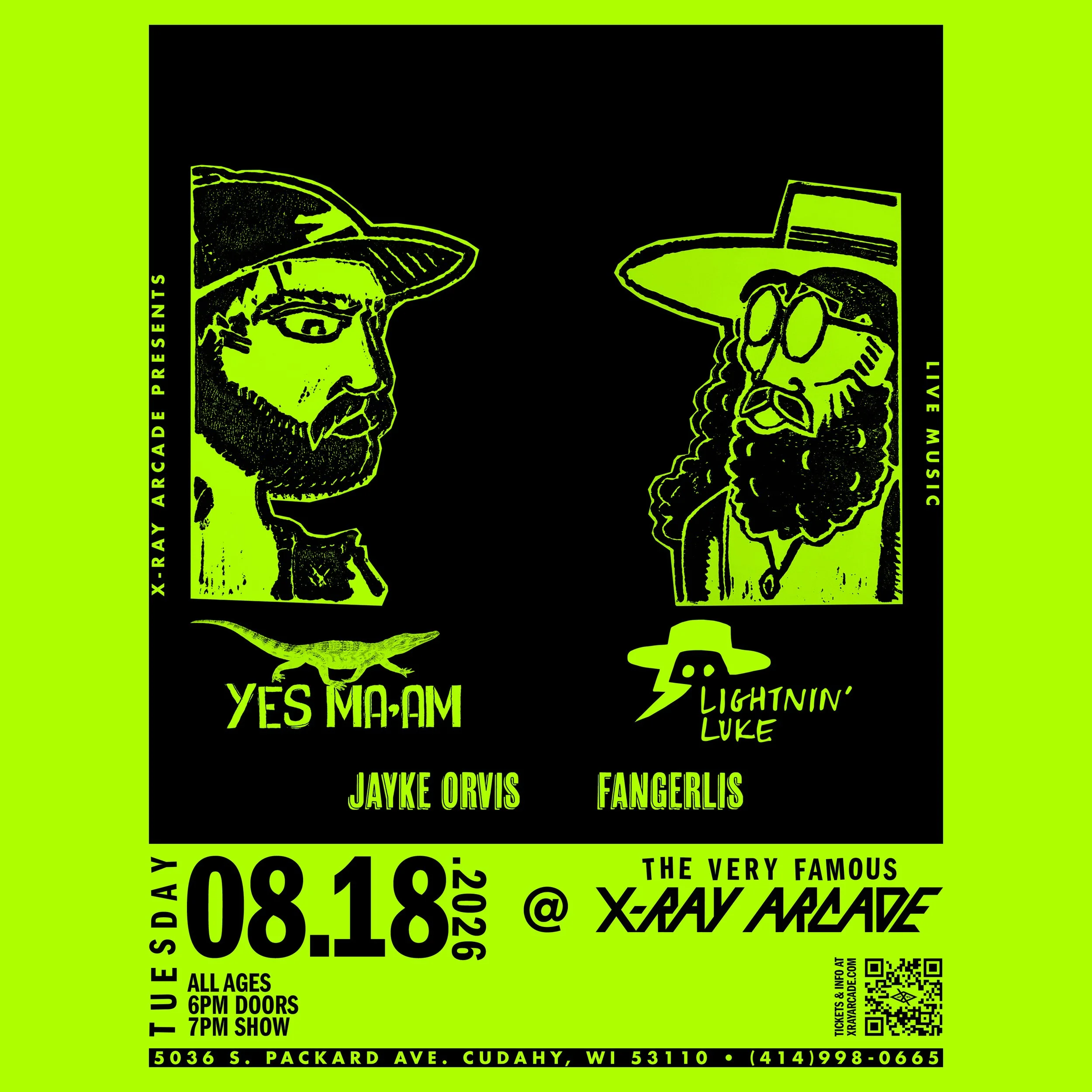 Lightnin' Luke / Yes Ma'am / Jayke Orvis / Fangerlis