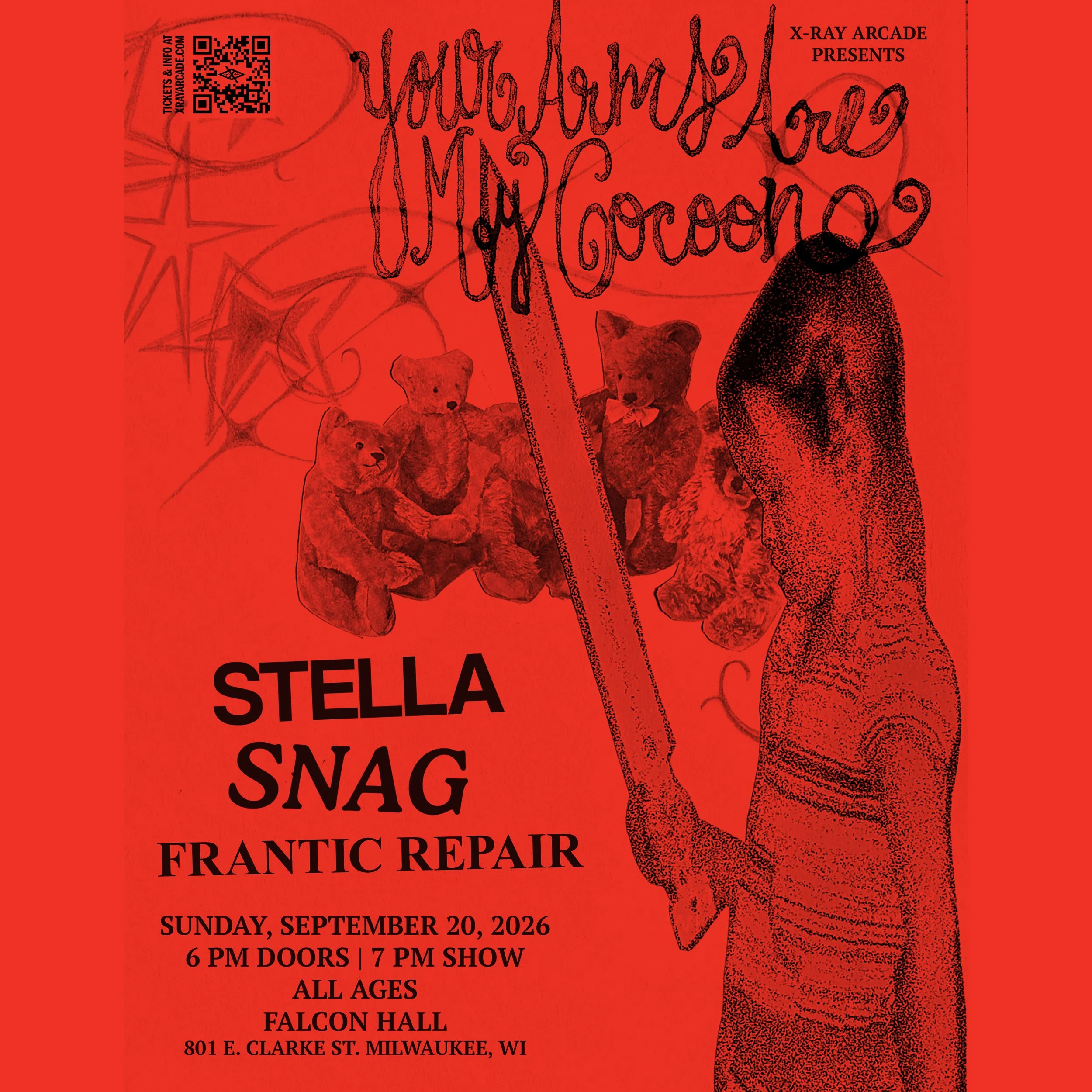 @ FALCON HALL: Your Arms Are My Cocoon / Stella / Snag / Frantic Repair