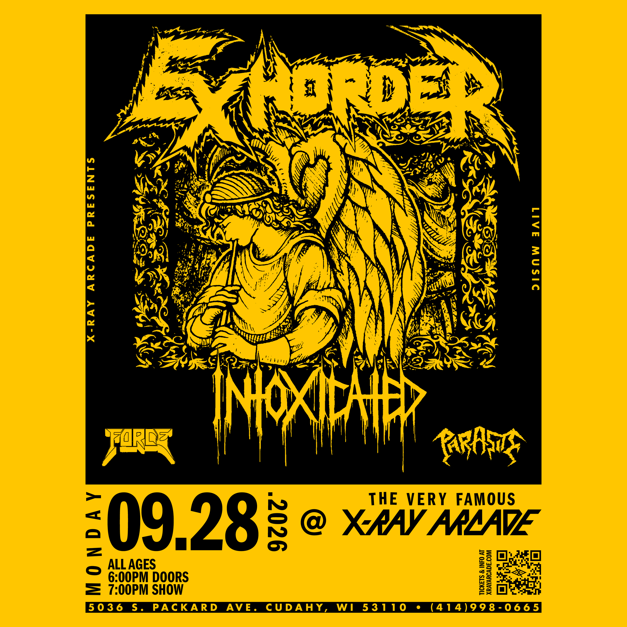 Exhorder / Intoxicated / Force / Parasite