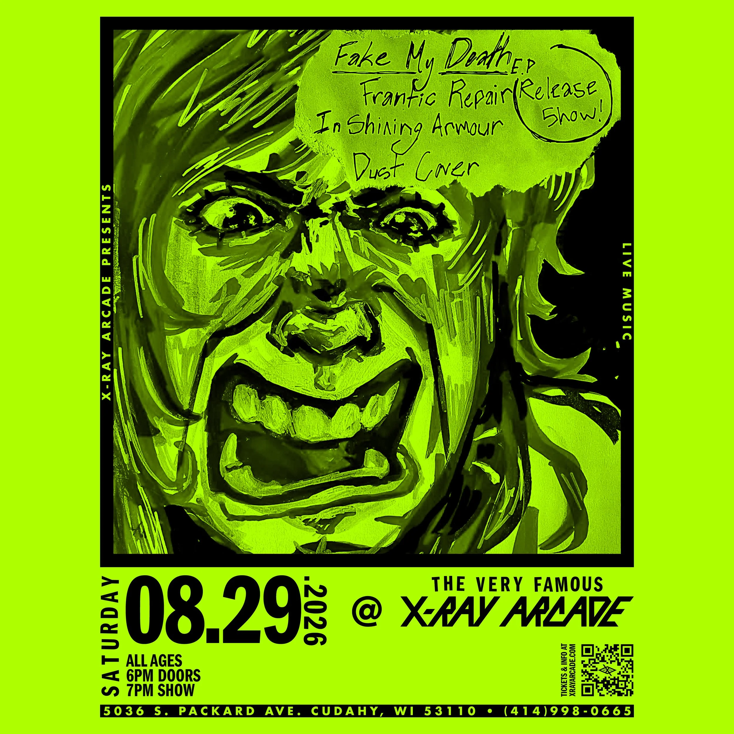 Fake My Death / Frantic Repair / In Shining Armour / Dust Cover