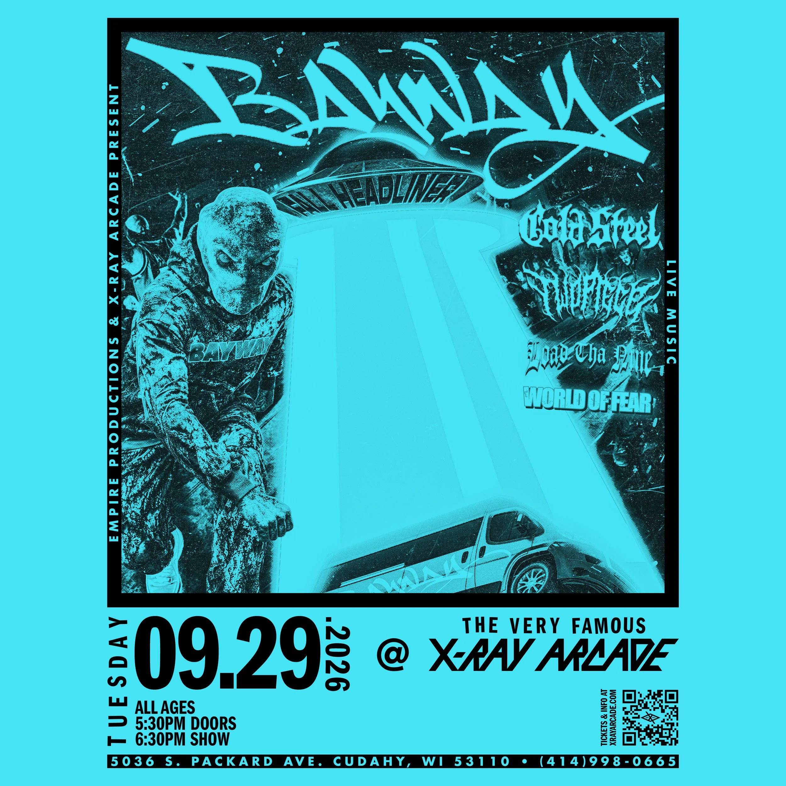 Bayway NJ / Cold Steel / Two Piece / Load tha Nine / World of Fear