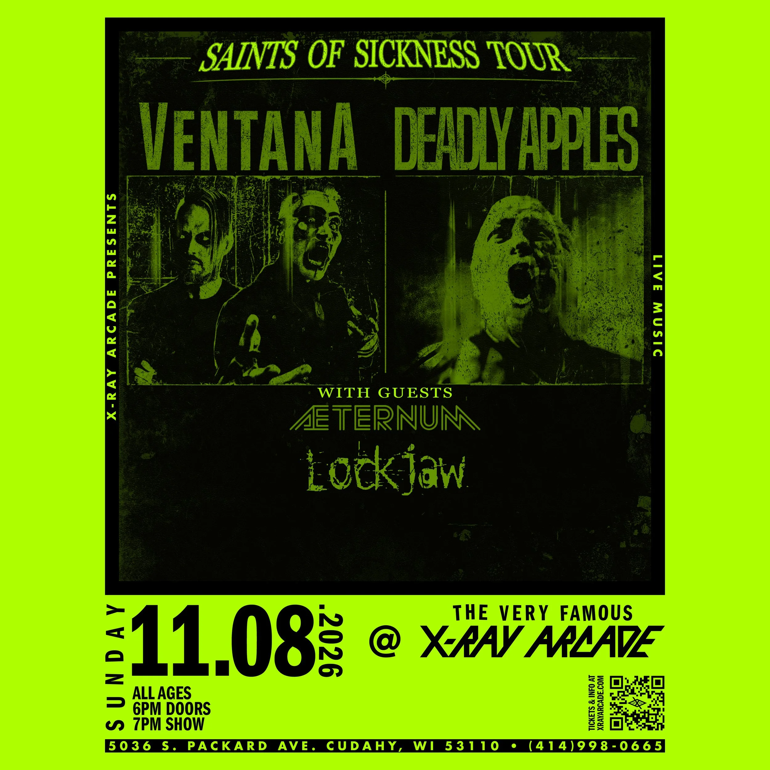 Ventana / Deadly Apples / Aeternum / Lockjaw