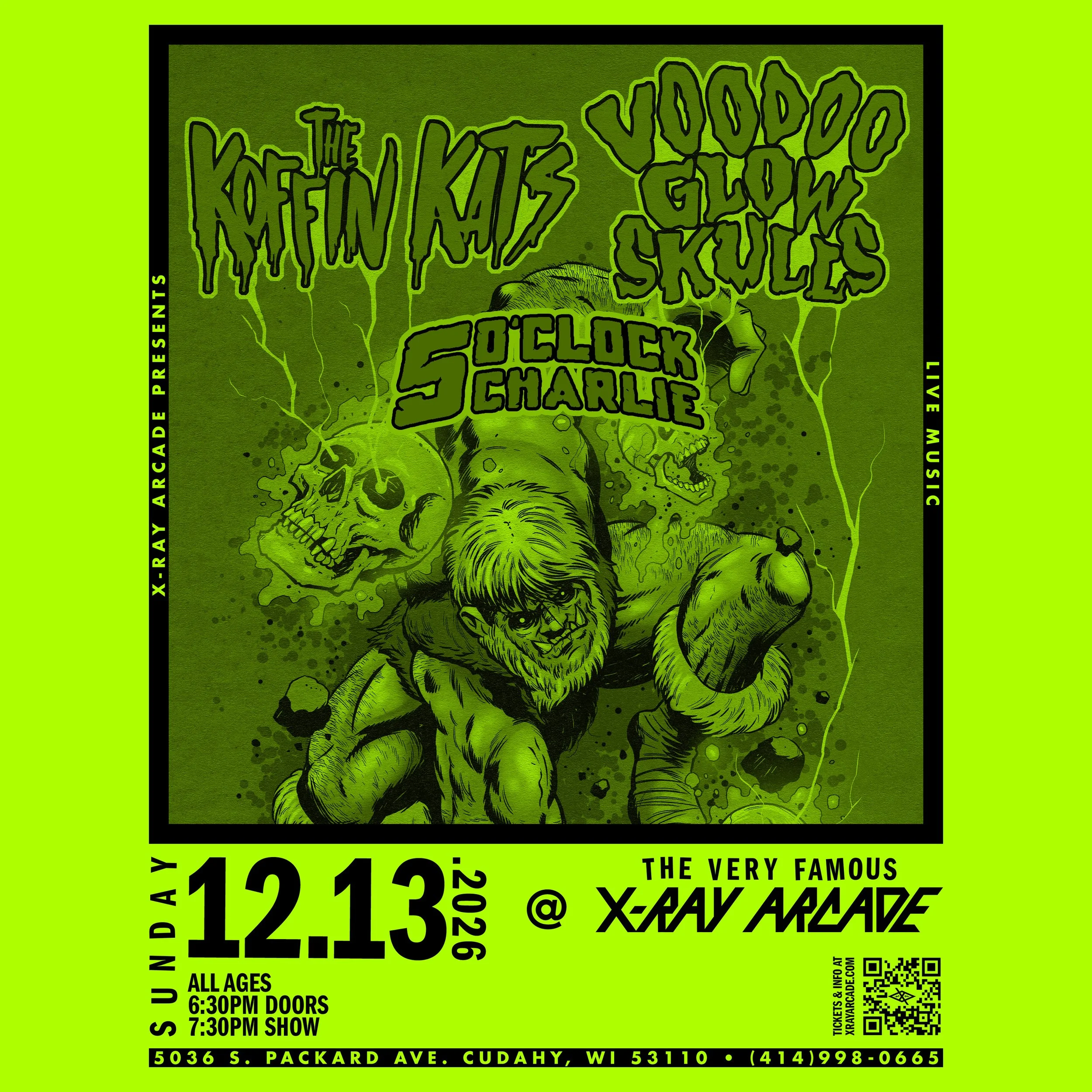 Koffin Kats / Voodoo Glow Skulls / 5 O'clock Charlie