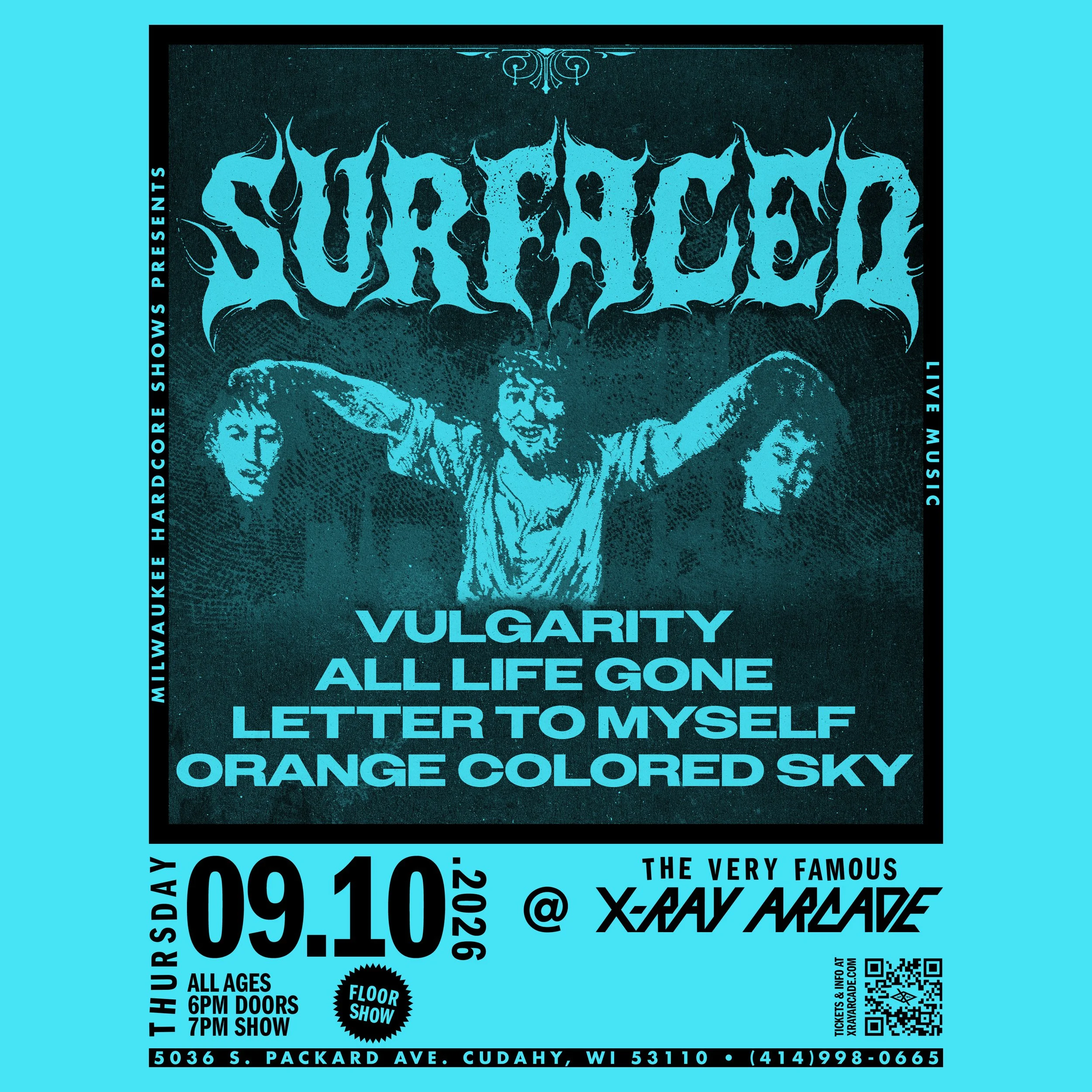Surfaced / Vulgarity / All Life Gone / Letter to Myself / Orange Colored Sky