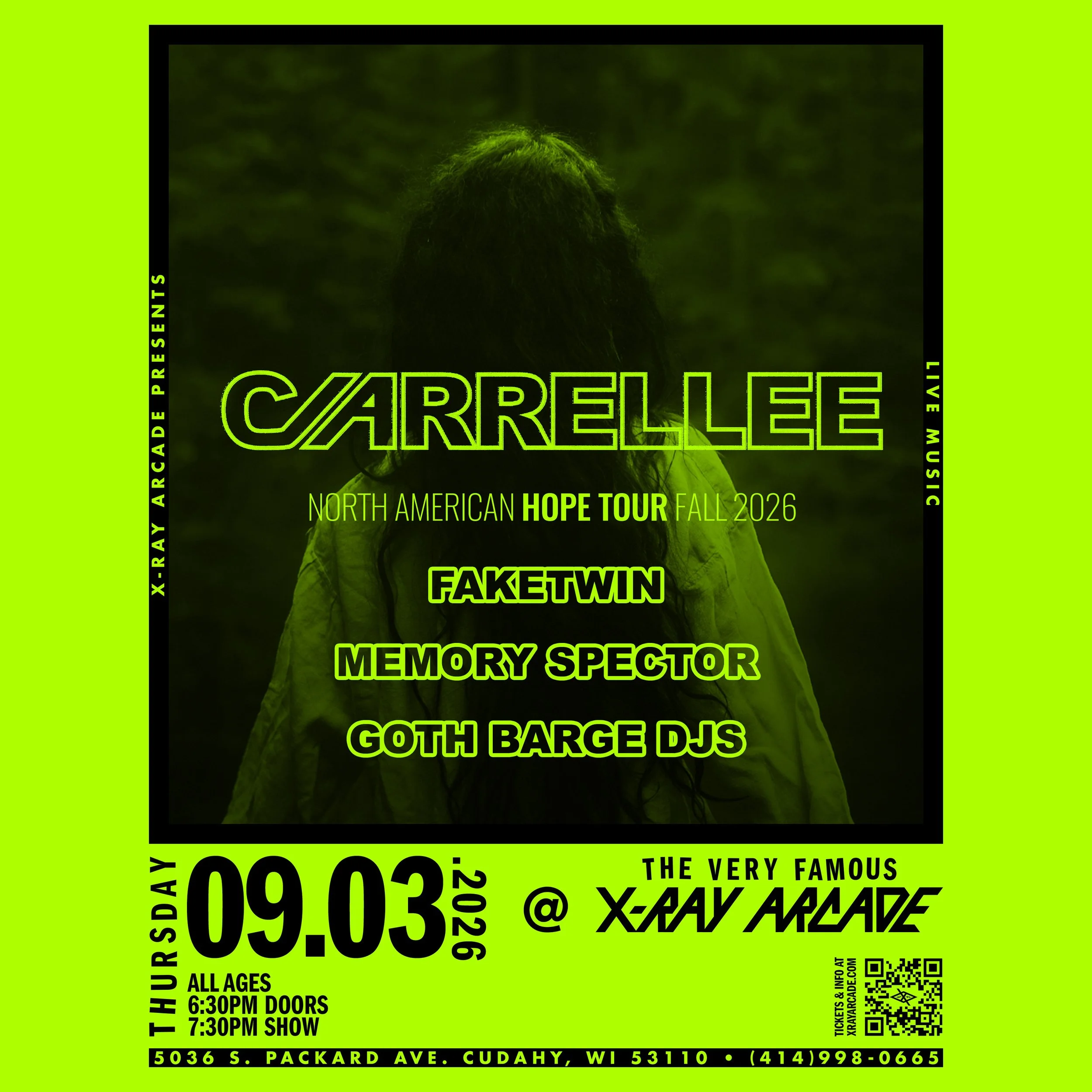Carrellee / Faketwin / Memory Spector / Goth Barge DJs