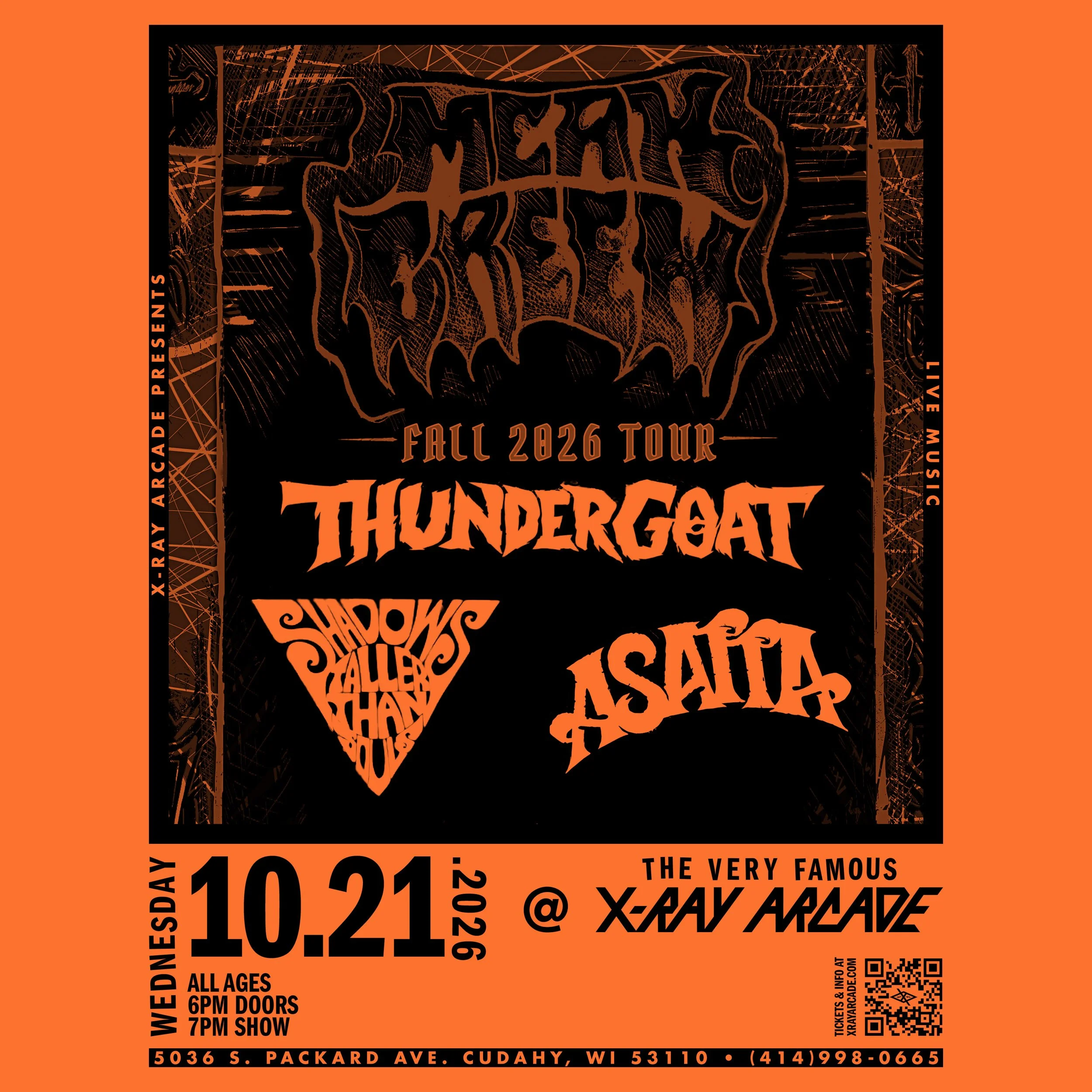 Mean Green / Thundergoat / Shadows Taller Than Souls / Asatta