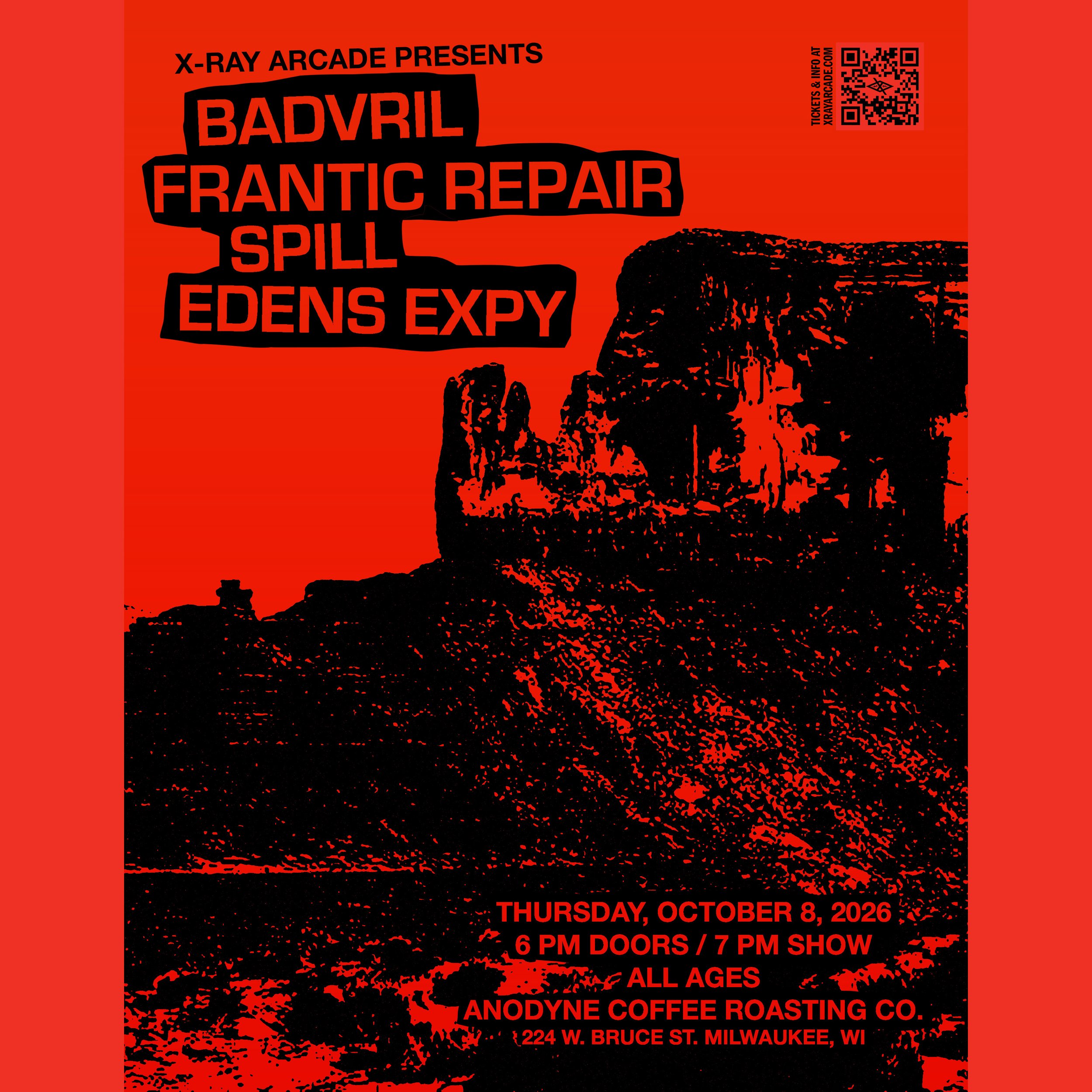 @ ANODYNE: Badvril / Frantic Repair / Spill / Edens Expy
