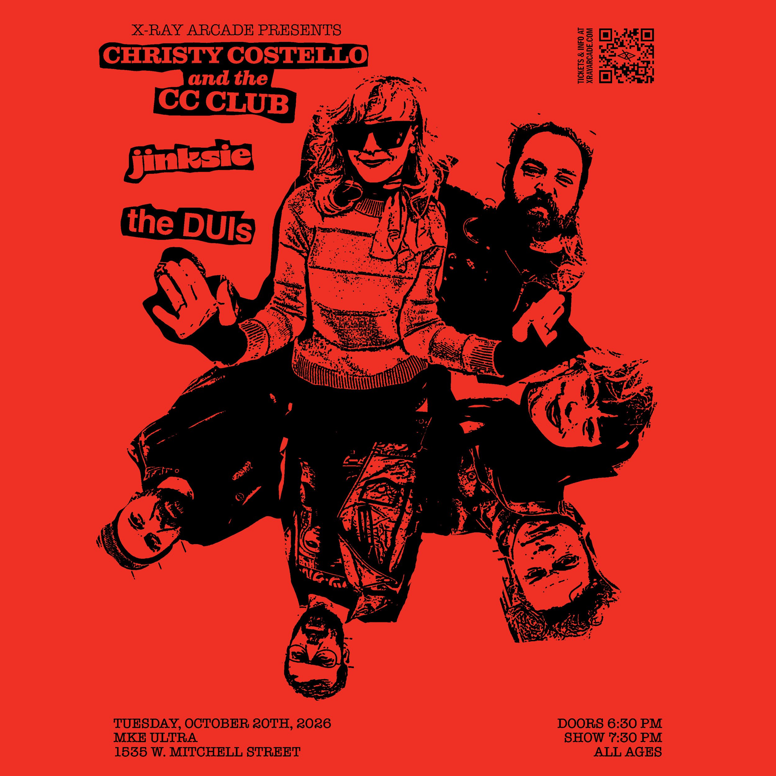 @ MKE Ultra: Christy Costello &amp; The CC Club / Jinksie / The DUIs