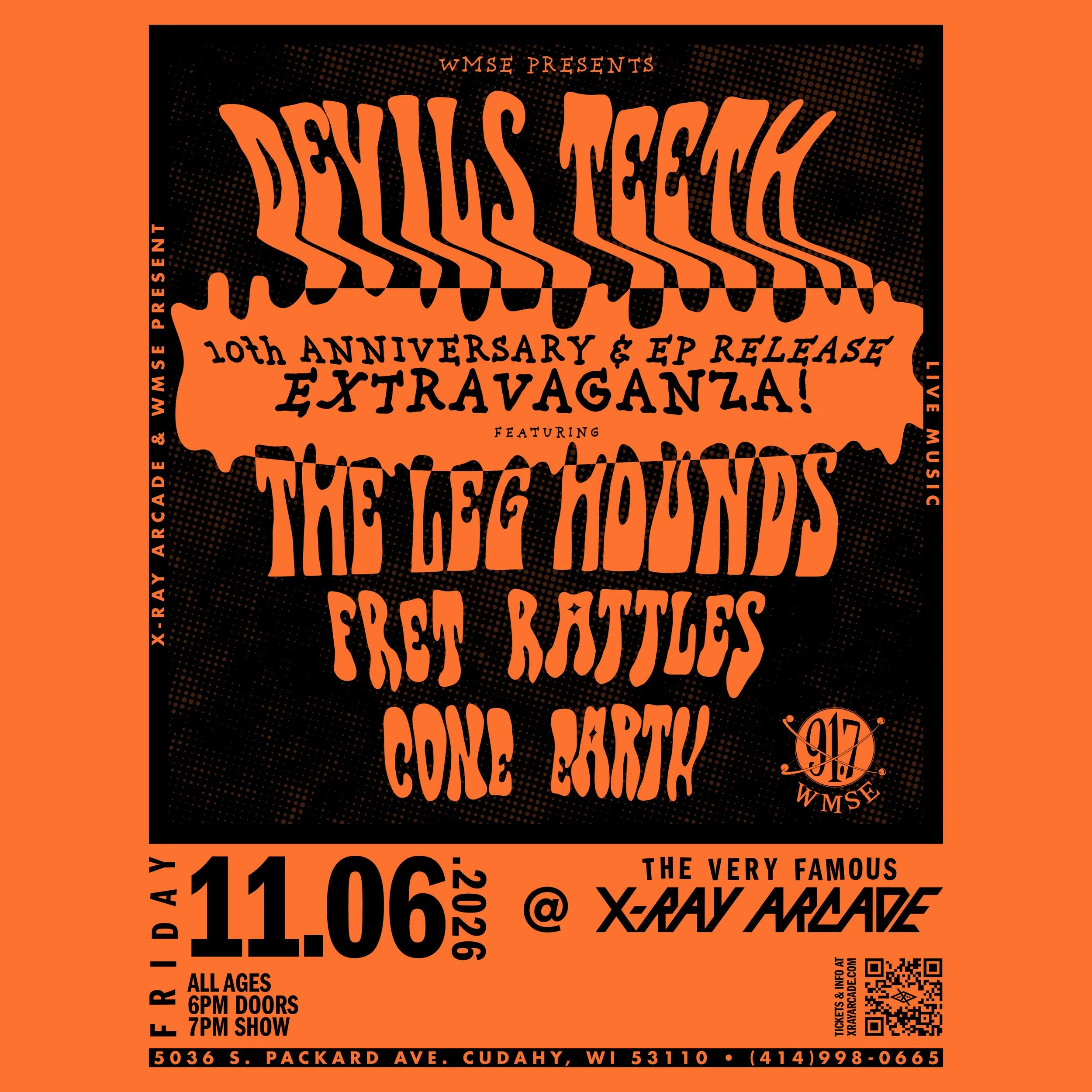 Devil's Teeth / The Leg Hounds / Fret Rattles / Cone Earth