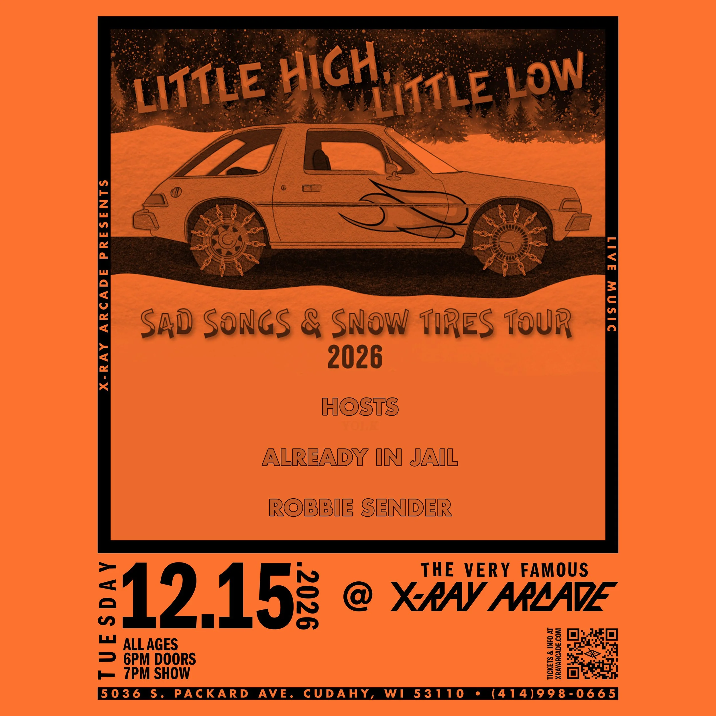 Little High, Little Low / Hosts / Already in Jail / Robbie Sender