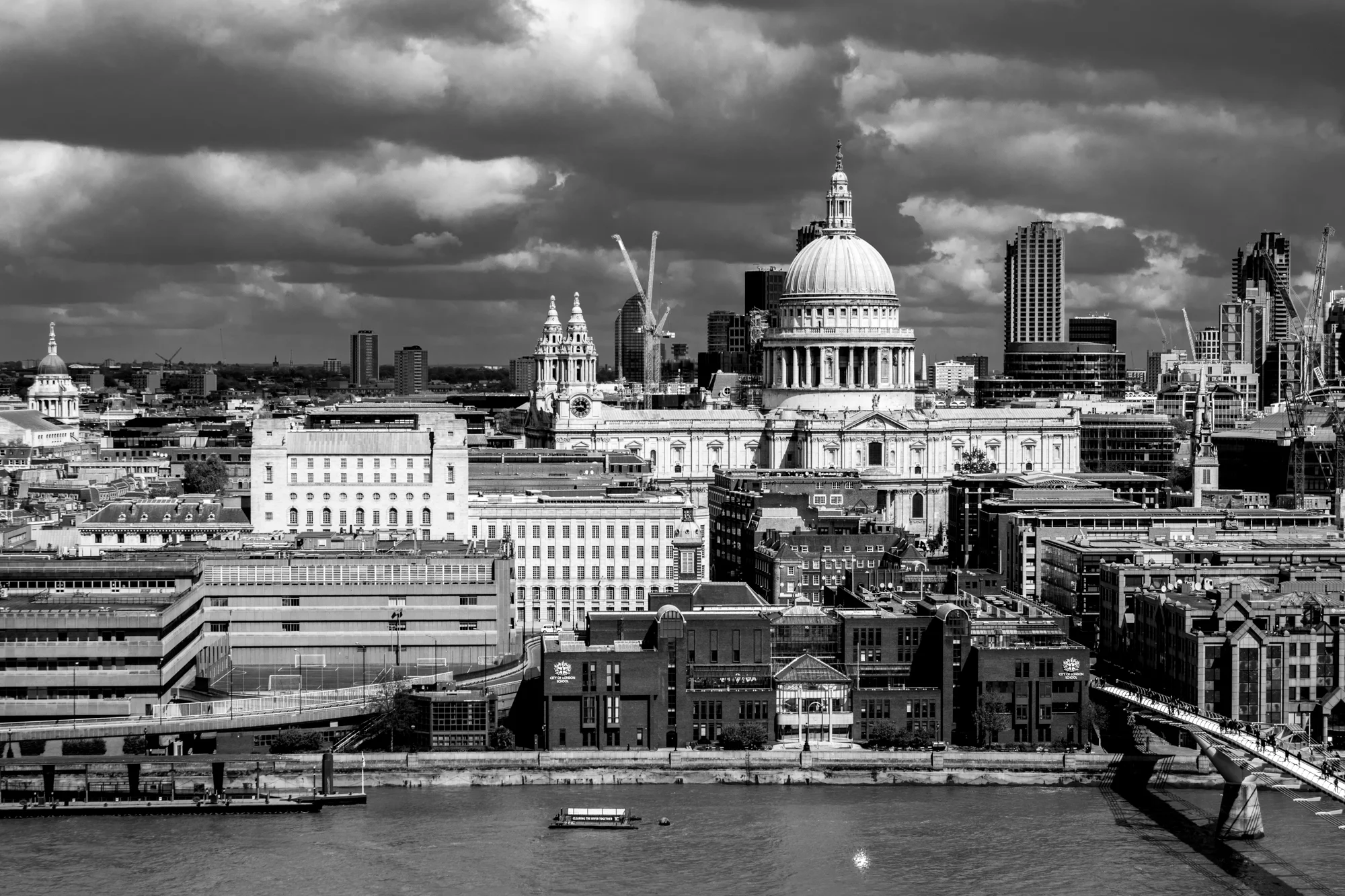 London Cityscape - St. Paul’s Cathedral and City of London