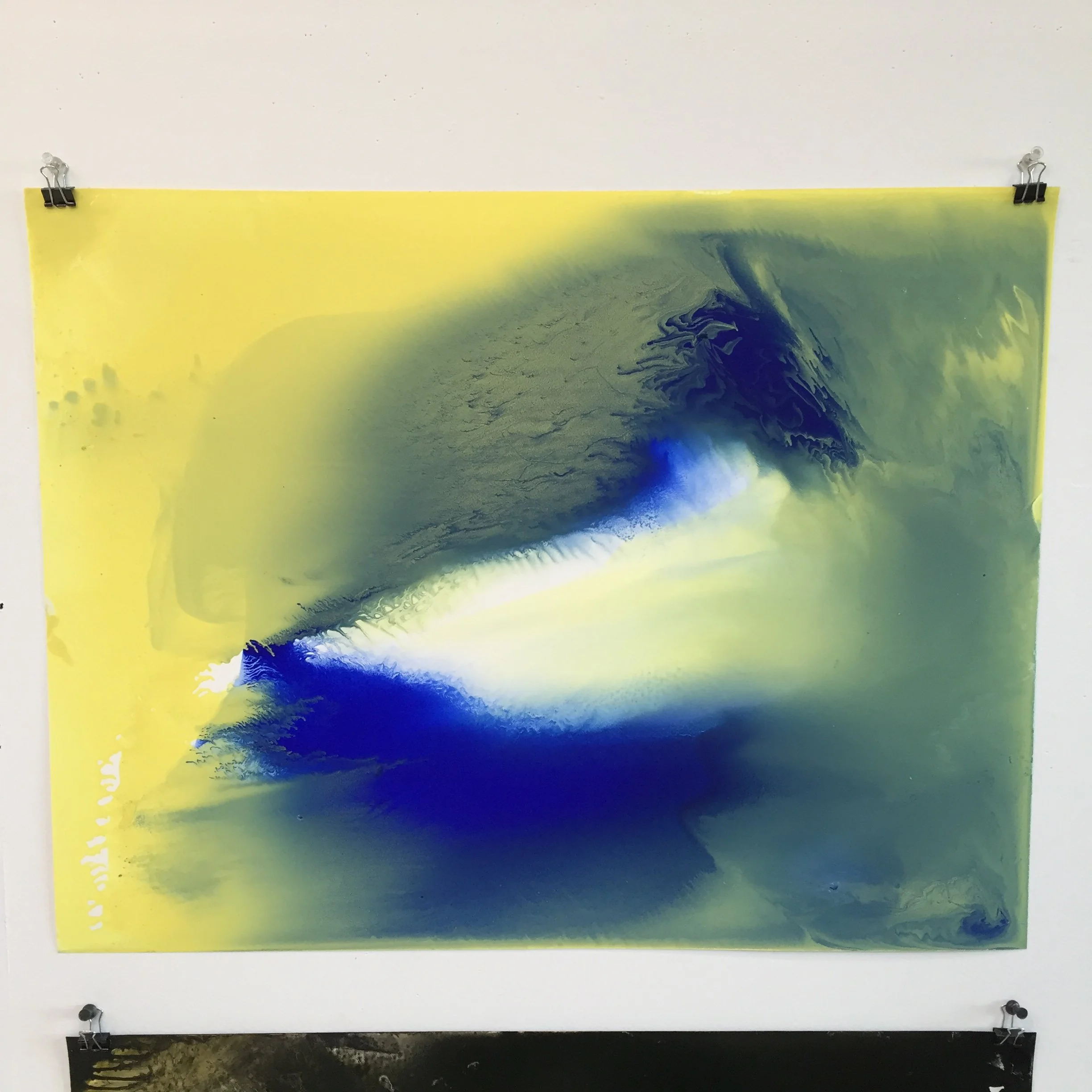 Four Elements series - oil on polypropylene