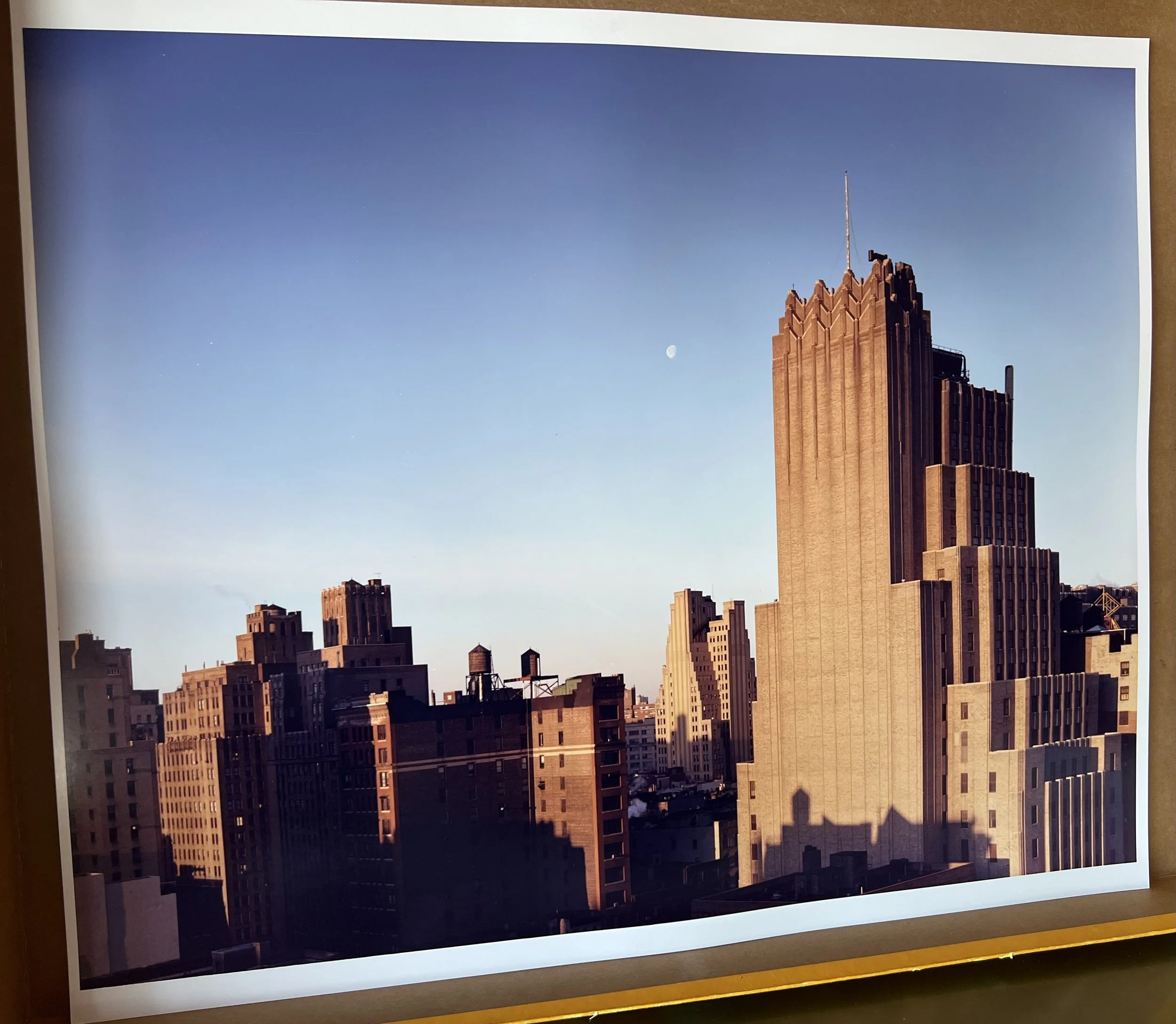 NYC, 1988 (moon in sky)