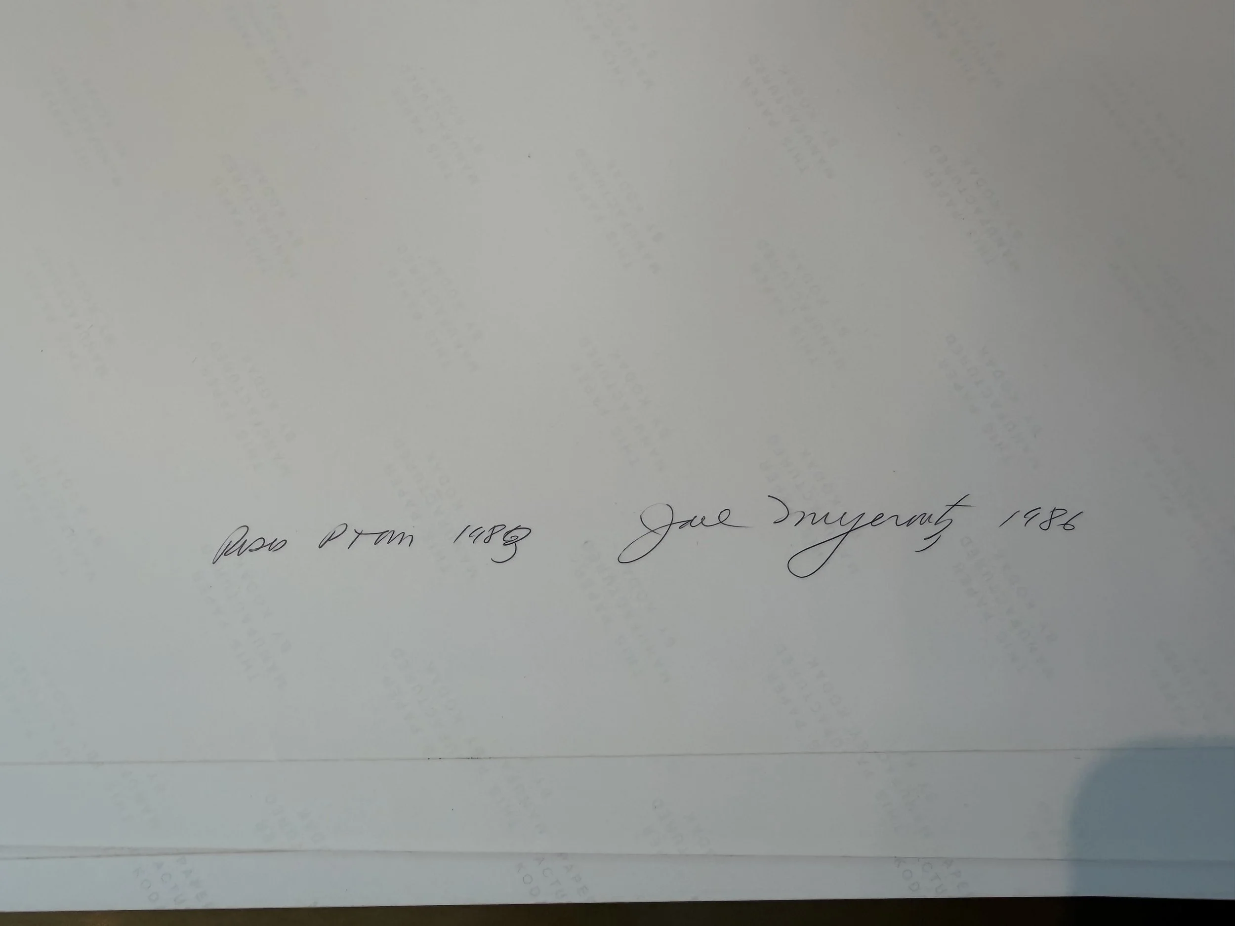 Roses - Signature info