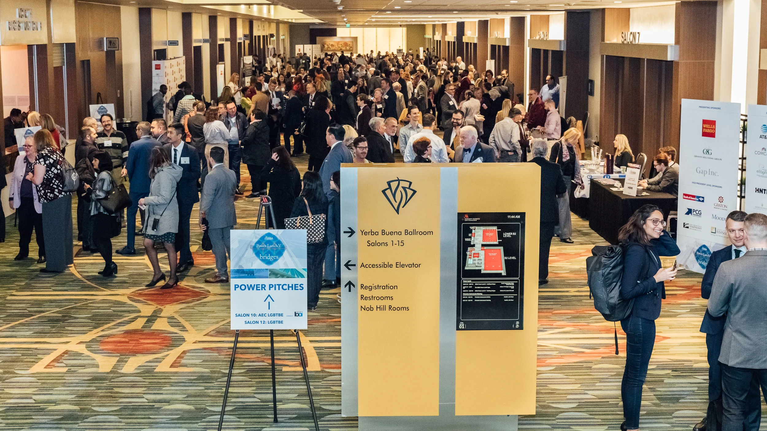Business conference at the Marriott Marquis in San Francisco by Lor Photo