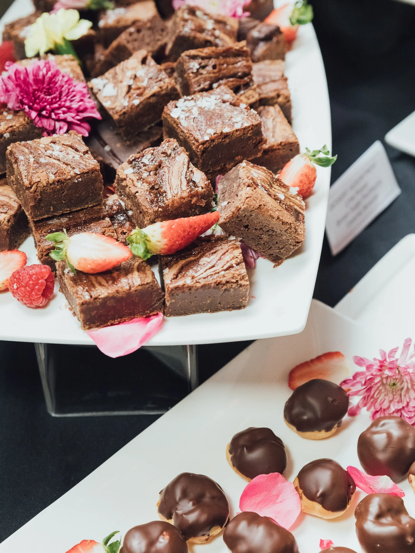 Beautiful dessert platters at 25 Lusk in San Francisco by Lor Photo