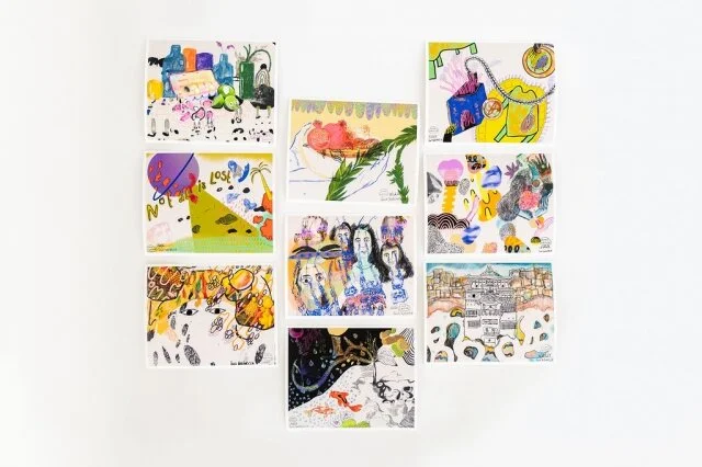 The 9 prints created by the Daftar Asfar co-founders, available for sale on Gulf Photo Plus website until October 1, 2020