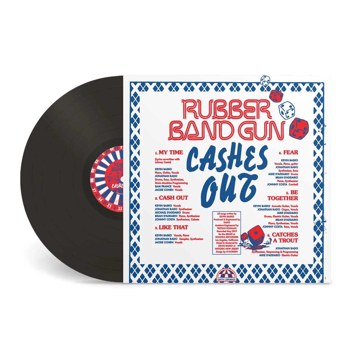 Earth Libraries — RUBBER BAND GUN CASHES OUT COMBO (12" Vinyl LP