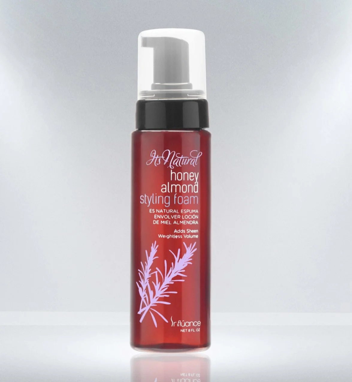 Its Natural Honey Almond Styling Foam 8oz.