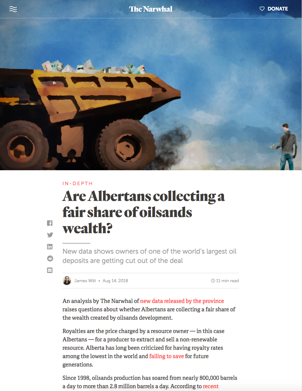 Are Albertans collecting a fair share of oilsands wealth?
