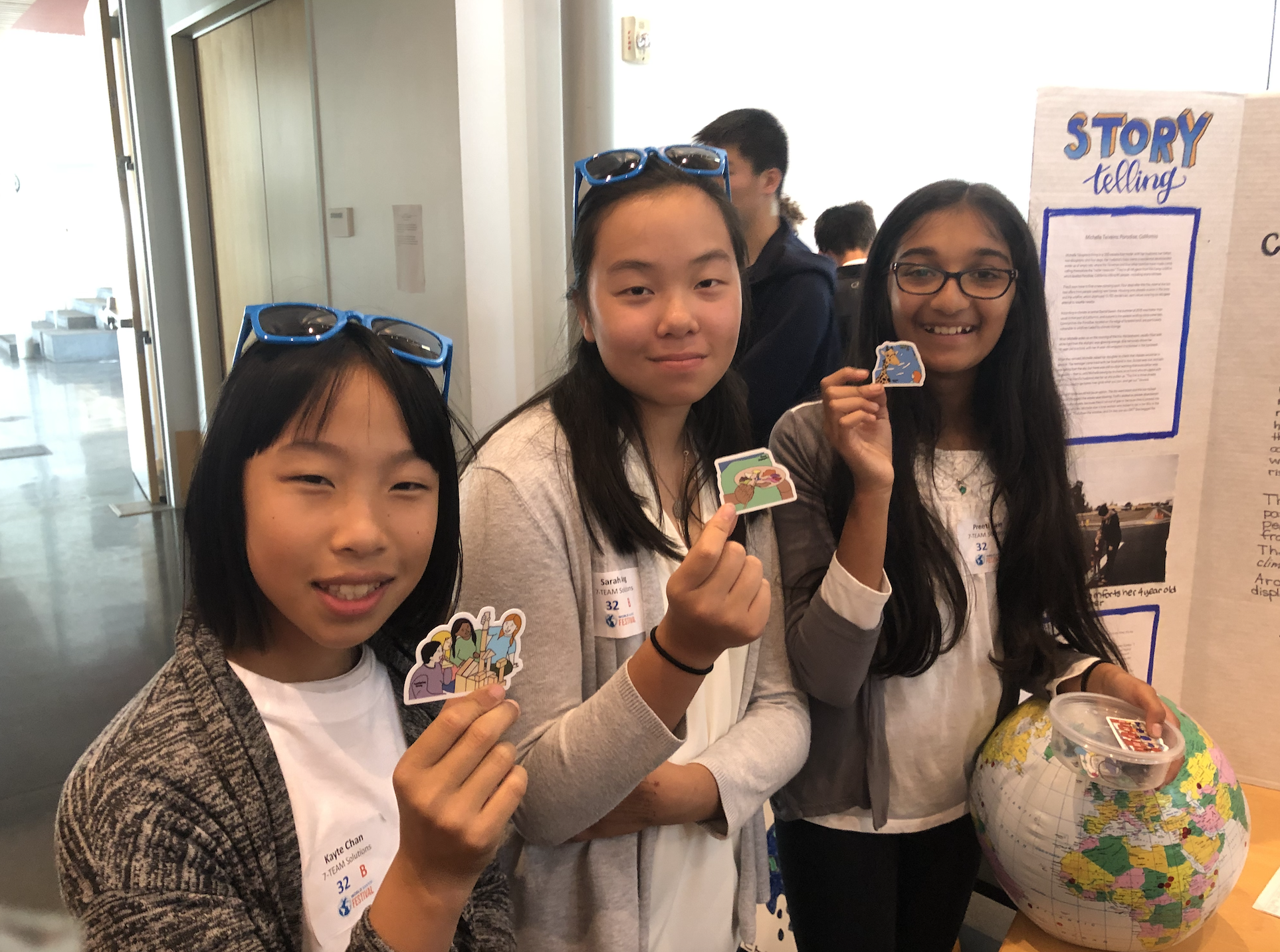 Character chats at WorldSavvy event