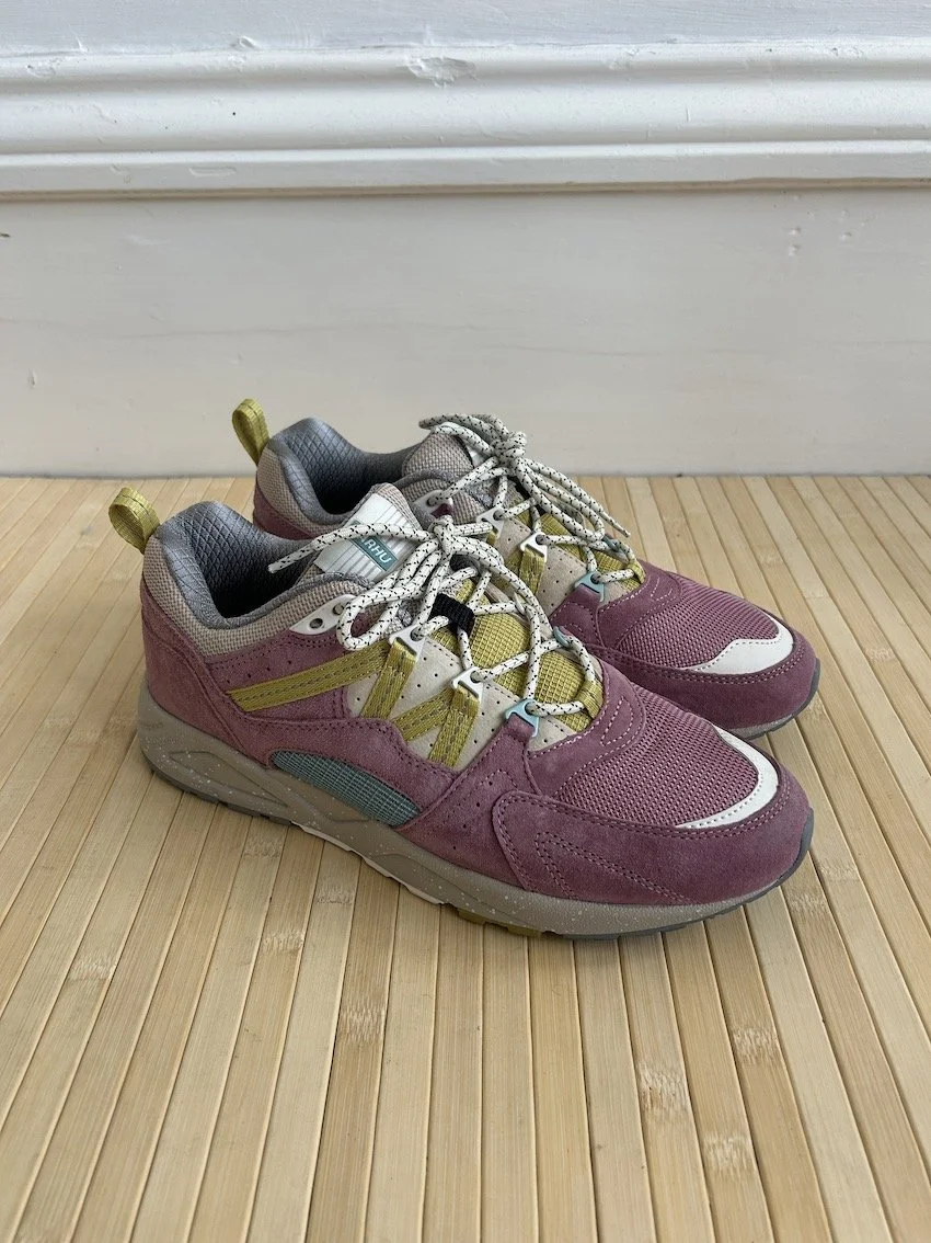 Karhu Pink/Lilac Suede Trainers Size 8