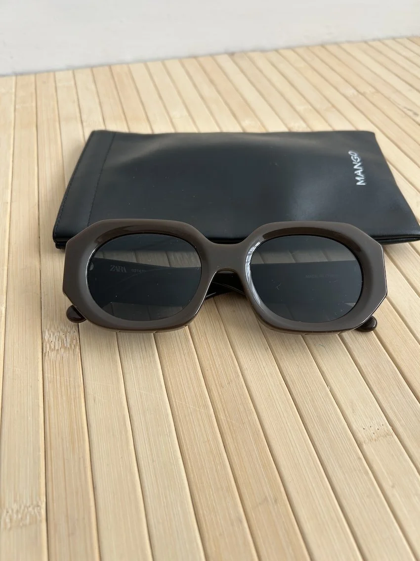 Zara Brown Oversized Sunglasses
