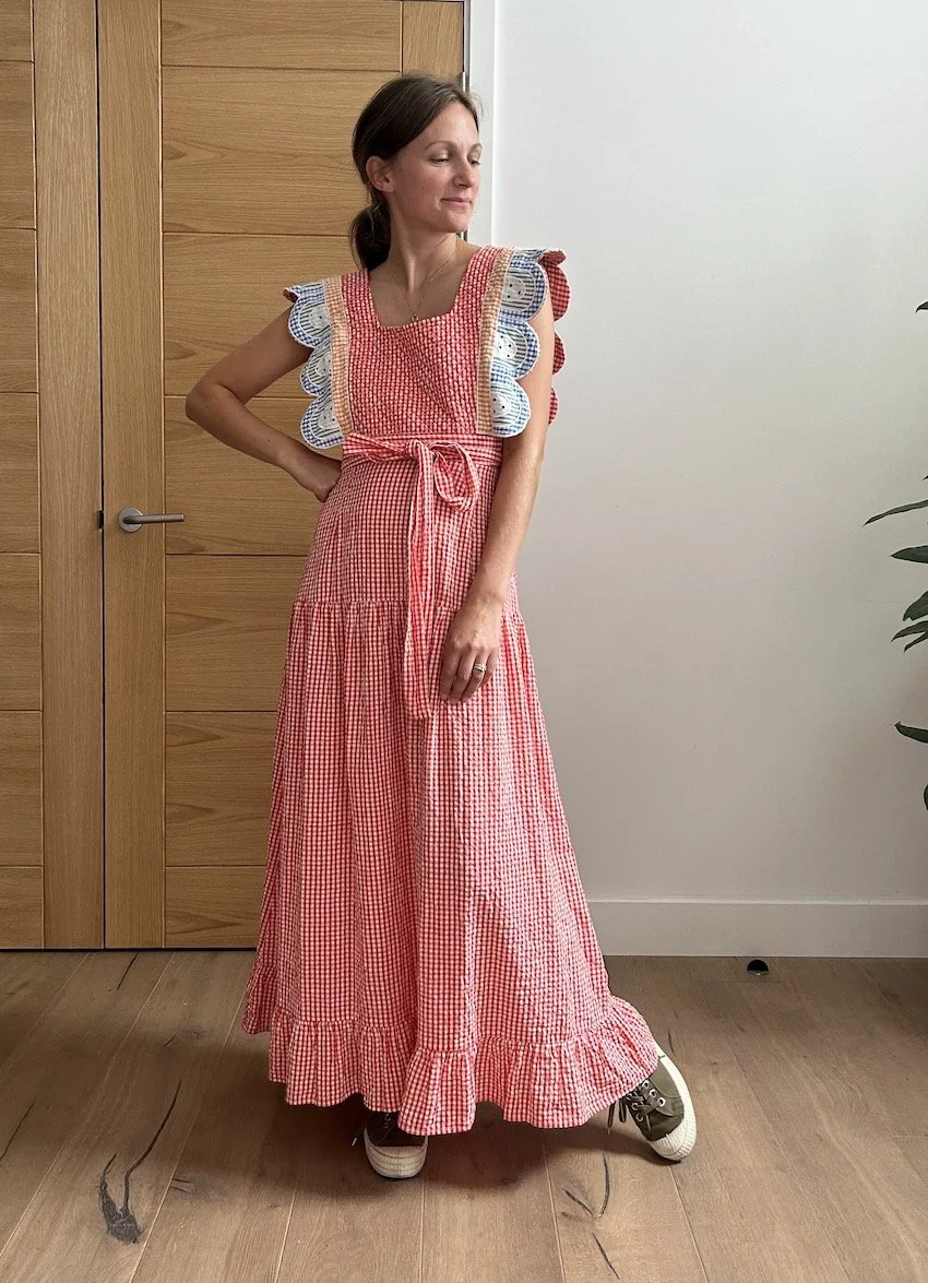 Stella Nova Sussie Red Gingham Dress Size 10 — Stae Store