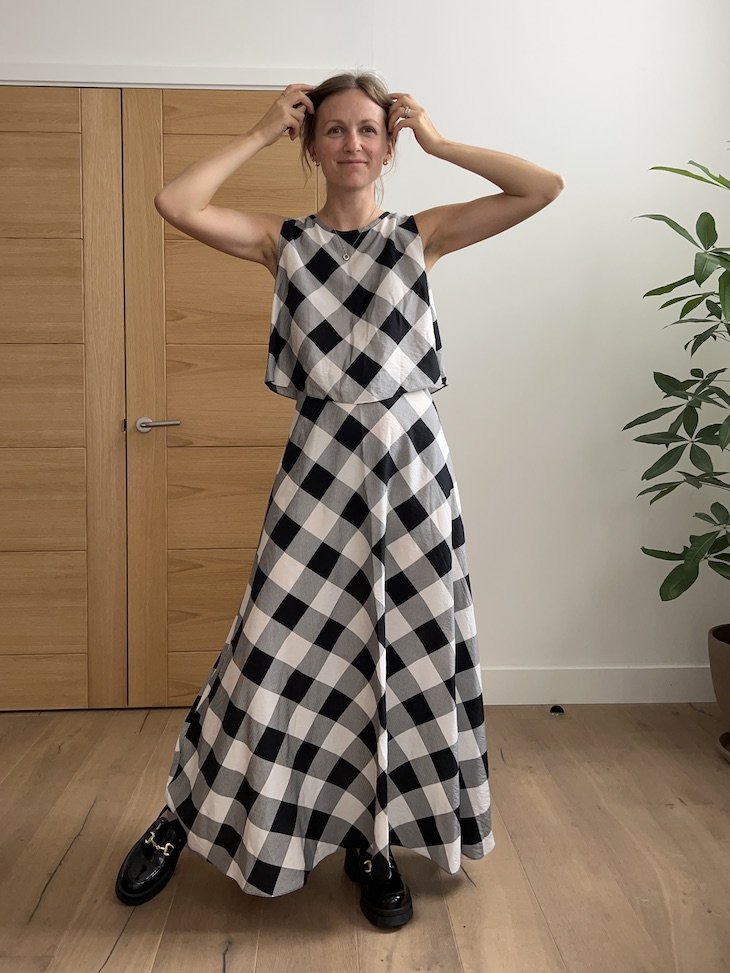 M&S Black & White Co-Ord Size 12-14